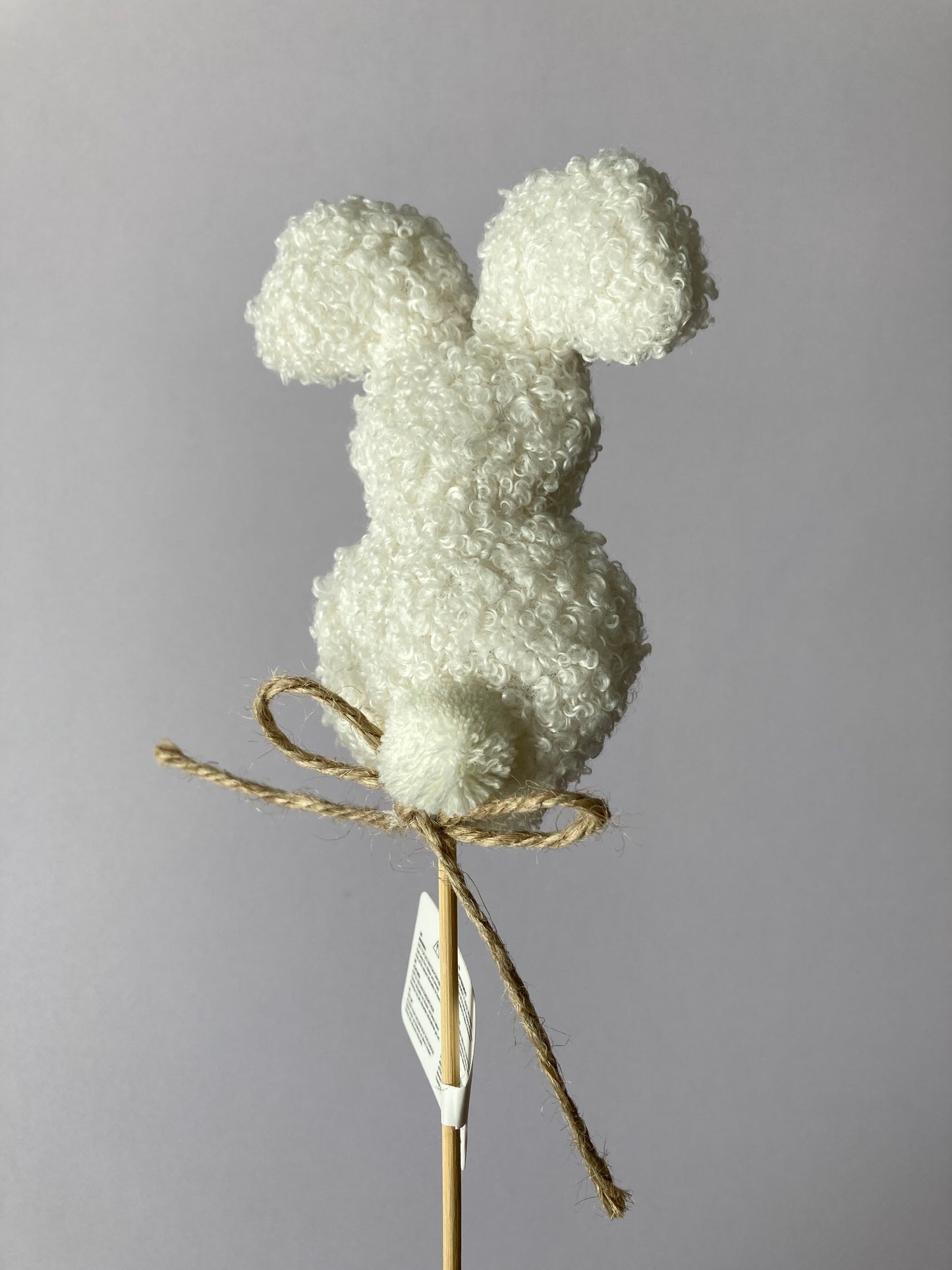 White Plush Rabbit Pick