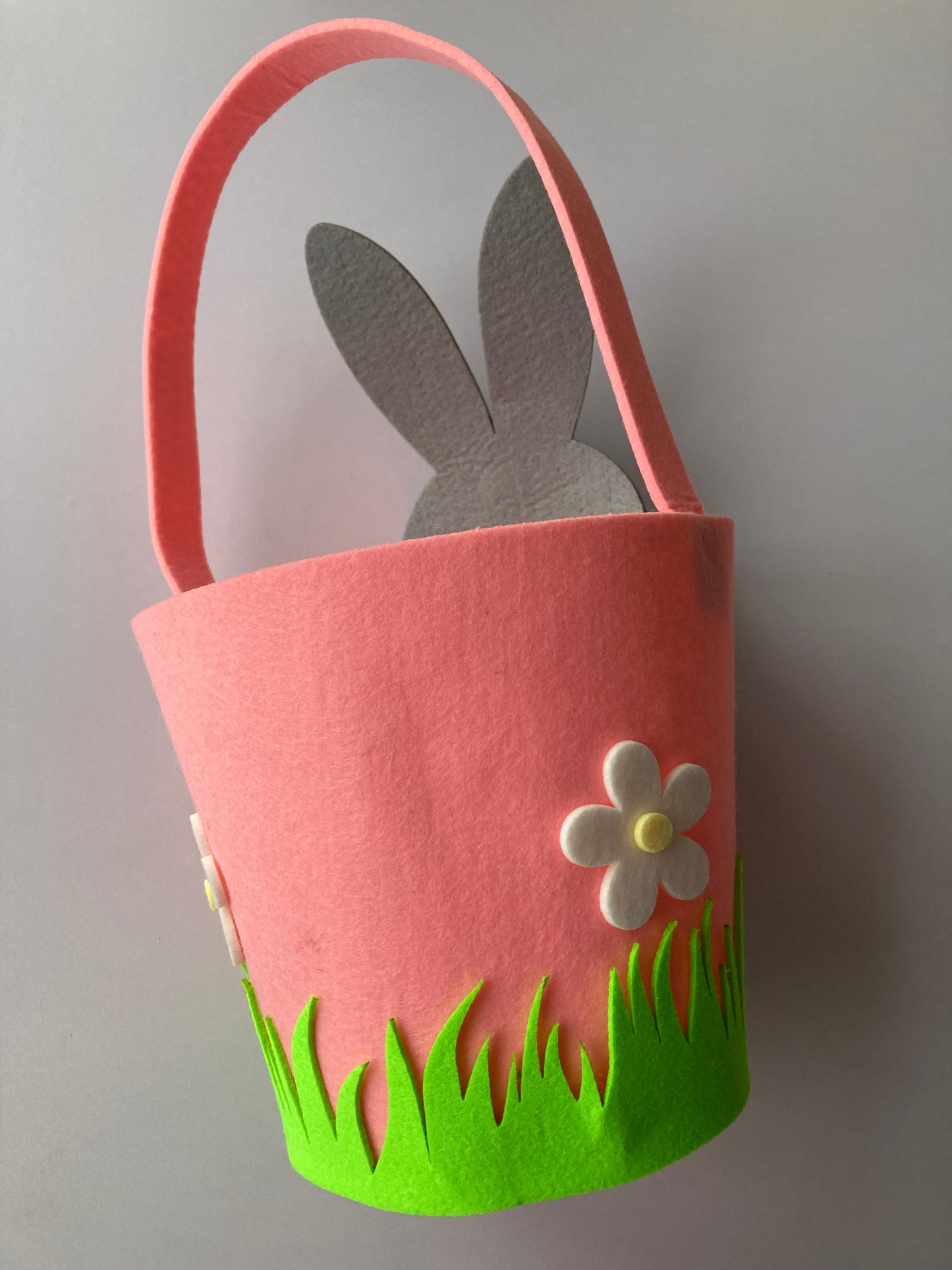 Pink Easter Bunny Basket