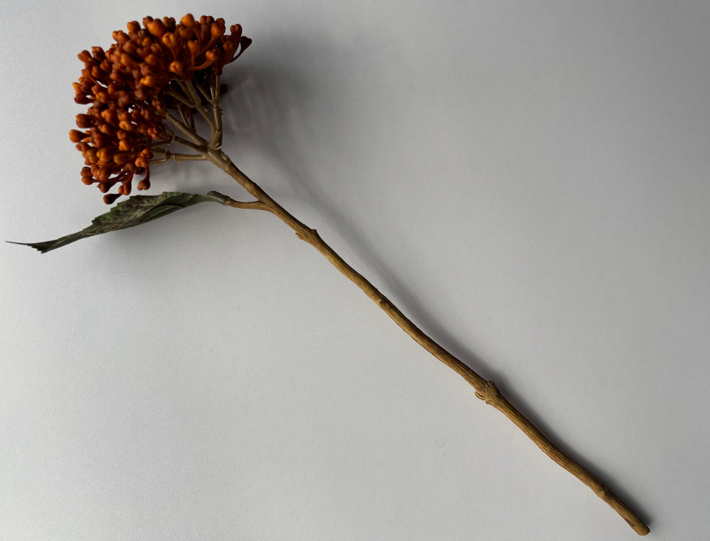 Autumn Hydrangea Berry Stem Orange
