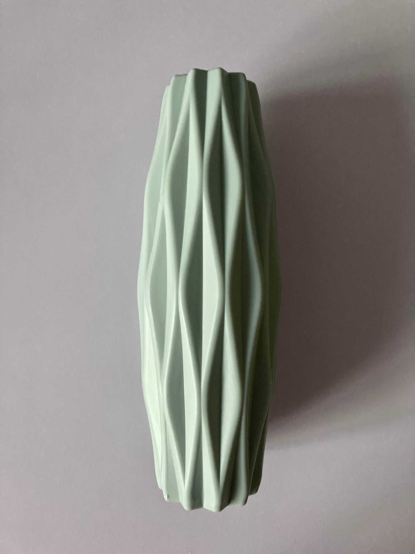 Green Geometric Vase