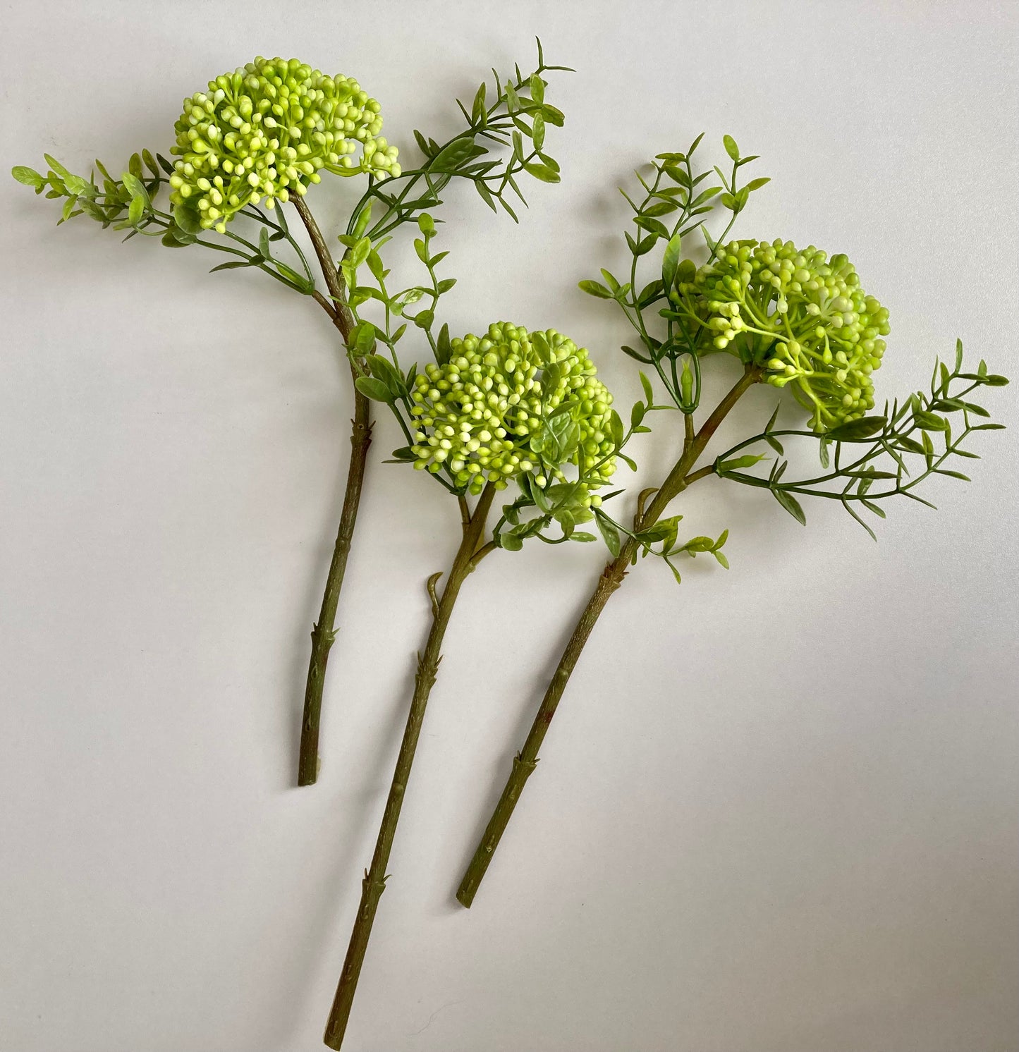 Green Cluster Berry 3 Stems