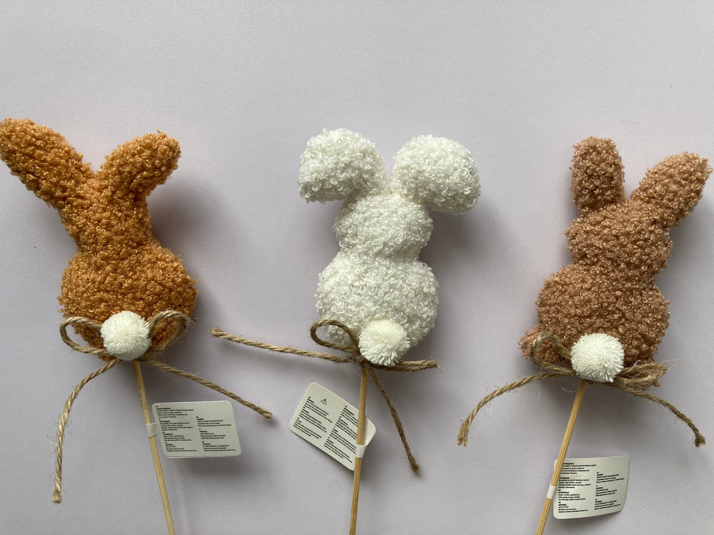 White Plush Rabbit Pick