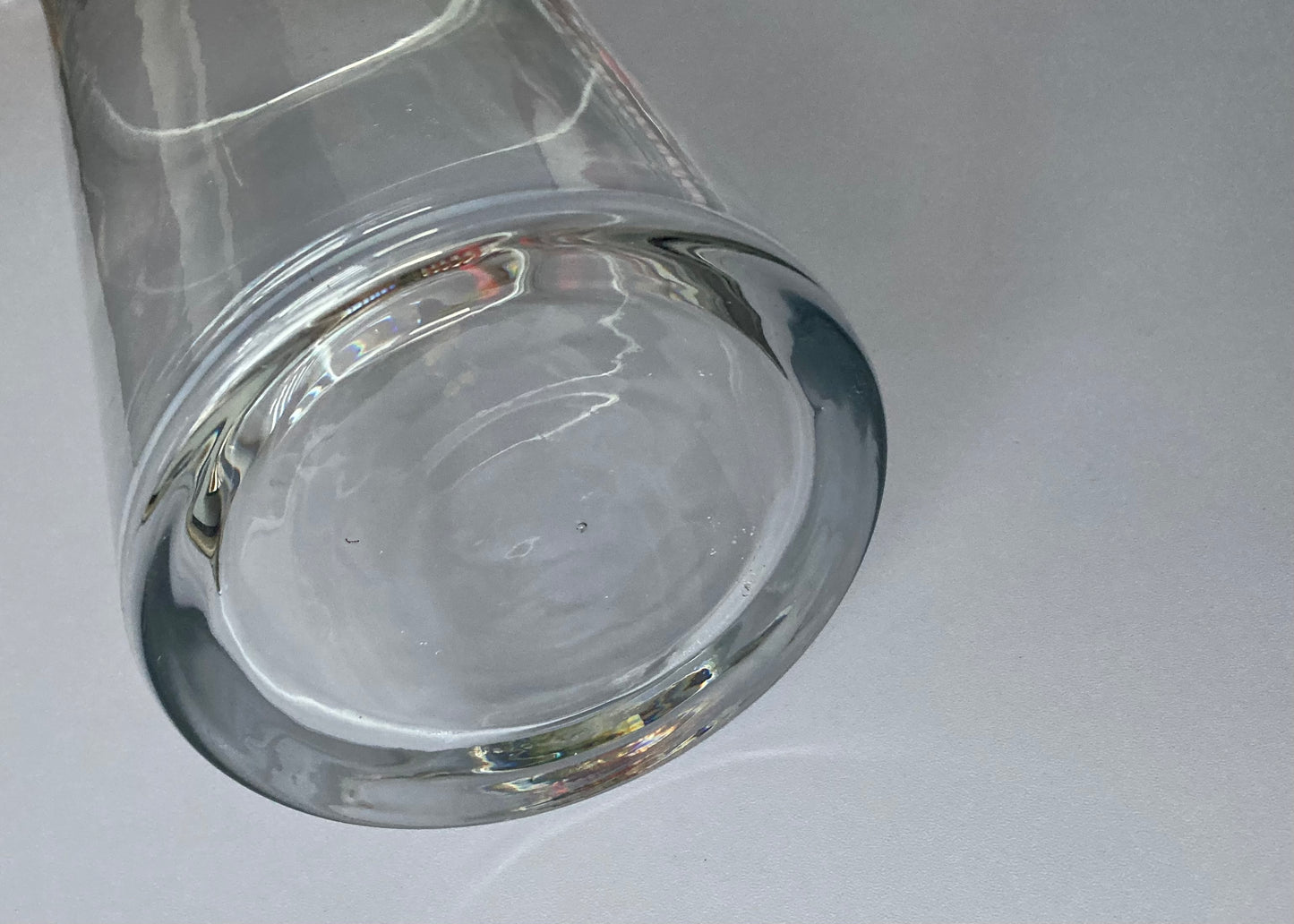 25cm Tall Glass Vase