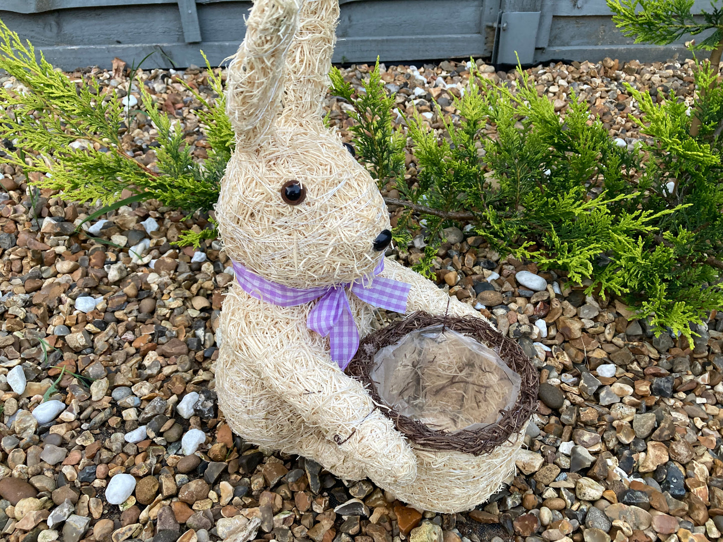 38cm Brushwood Rabbit Plant Pot