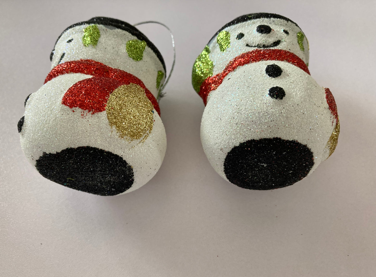2 Snowman Tree Baubles