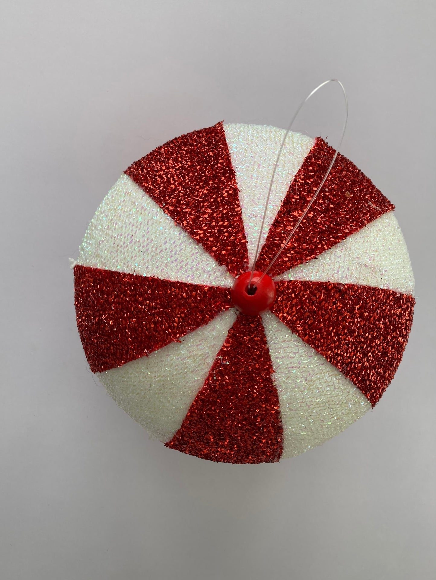 Giant Peppermint Candy Bauble