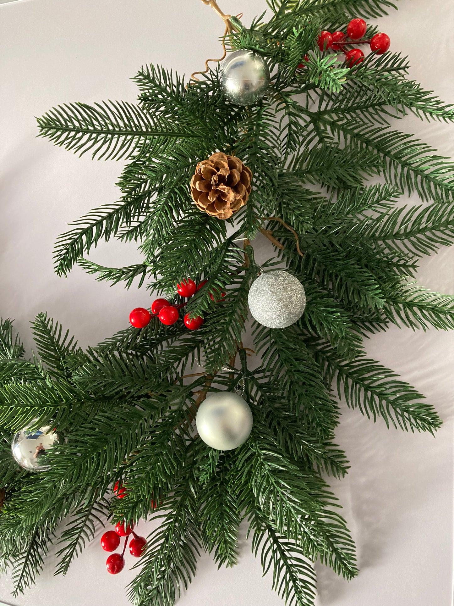 Berry, Pinecone & Bauble Trailing Spruce.