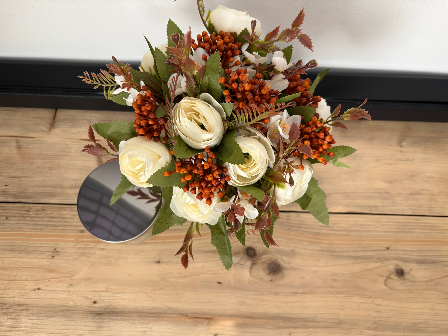 Autumn Ranunculi & Hydrangea Bunch