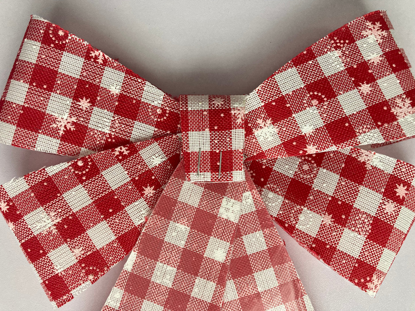 Red & White Large Bow