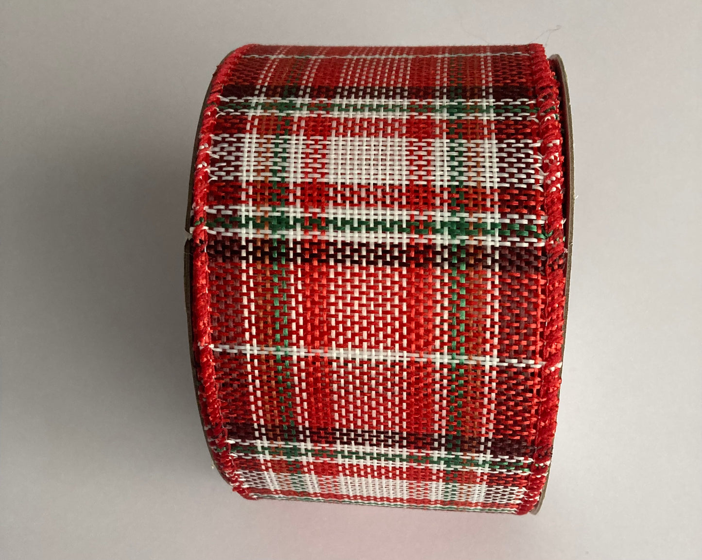 10yrds x 63mm Wired Edge Tartan Ribbon