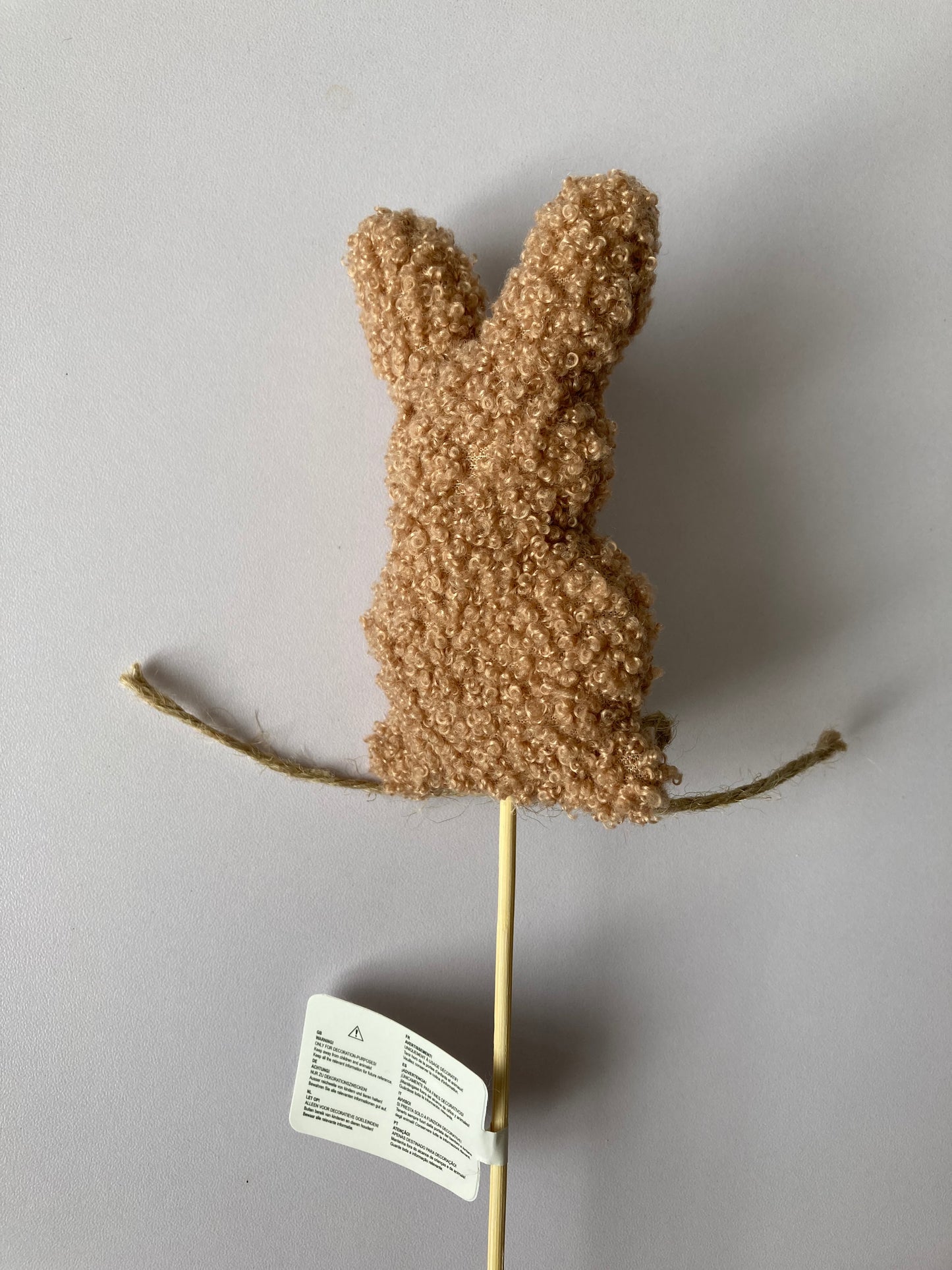 Brown Plush Rabbit Pick