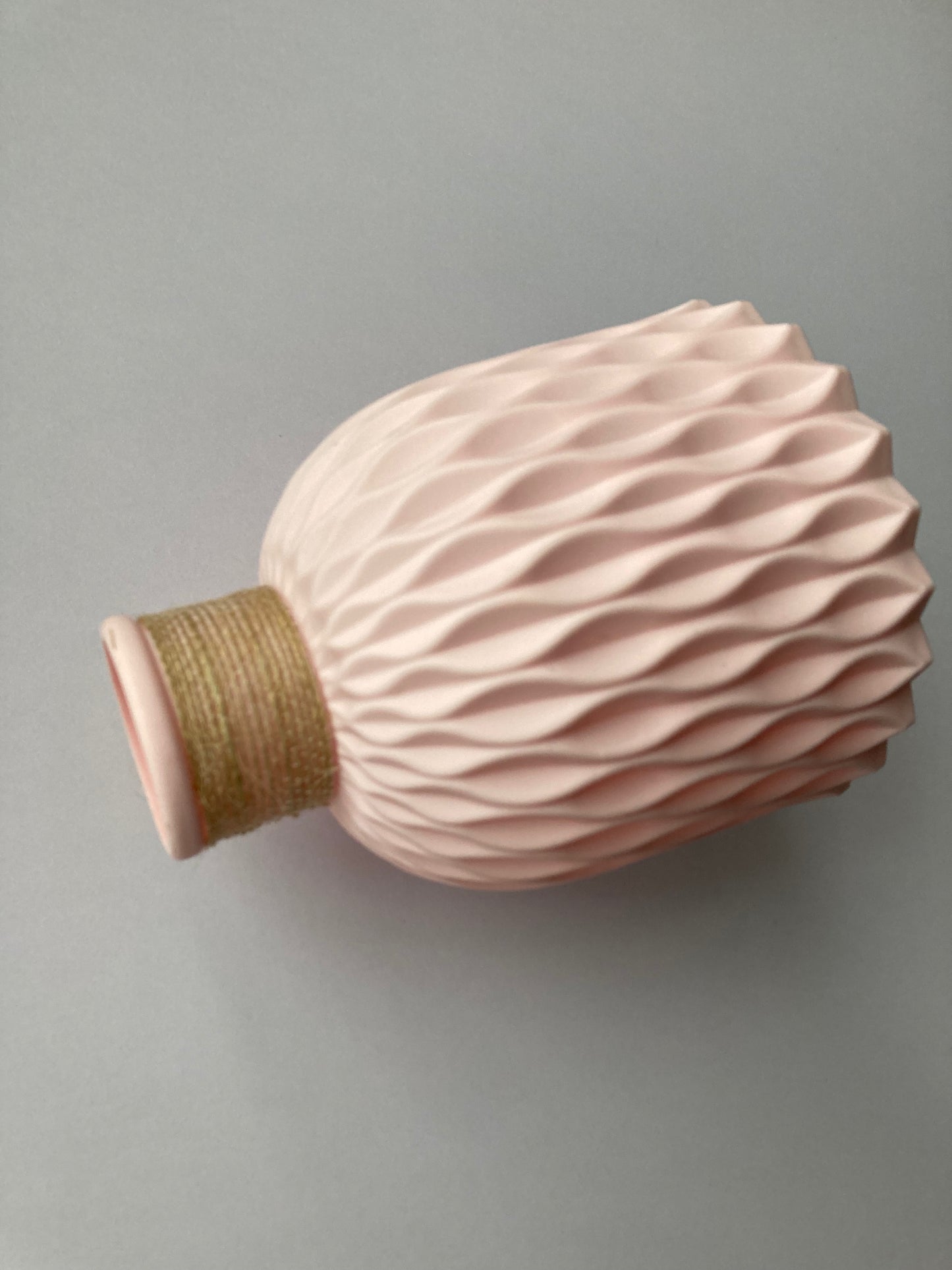 Pink Geometric Style Vase