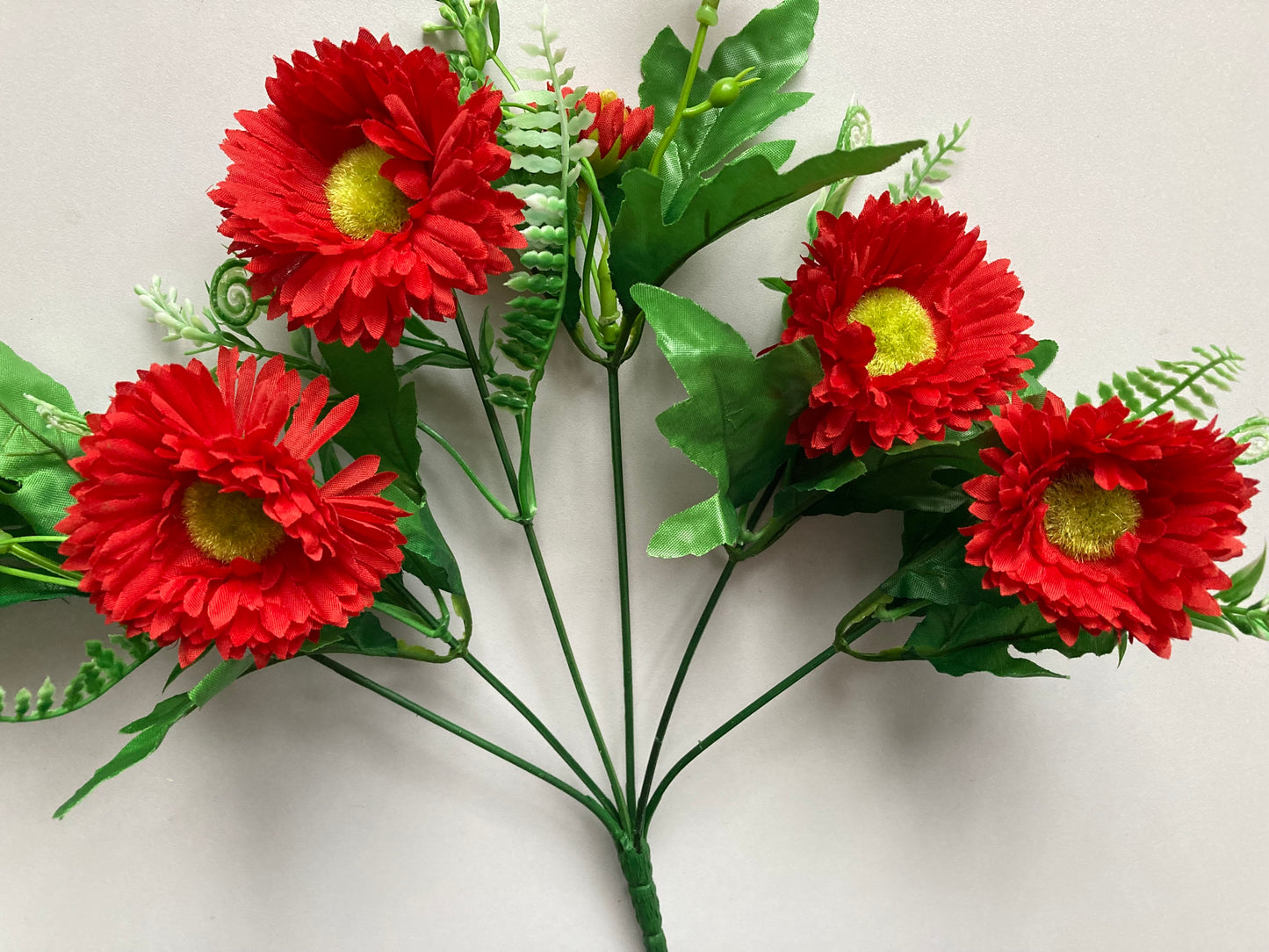 Red Gerbera Daisy Bunch