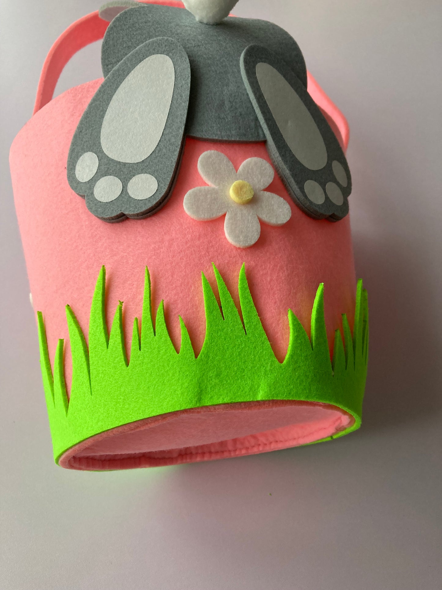 Pink Easter Bunny Basket