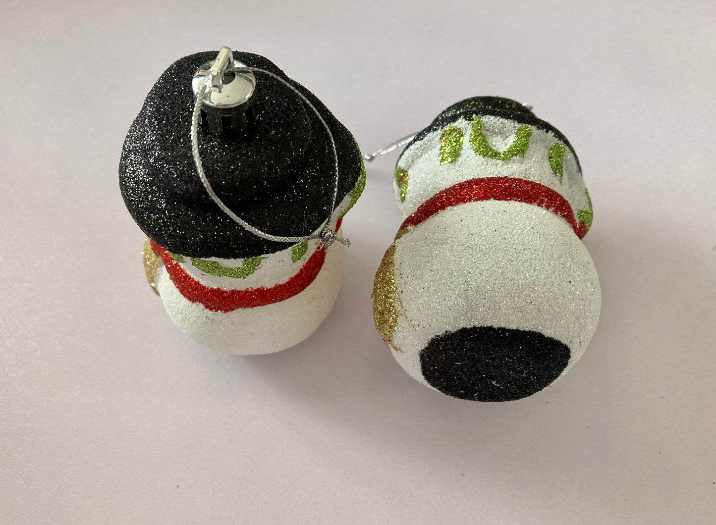 2 Snowman Tree Baubles