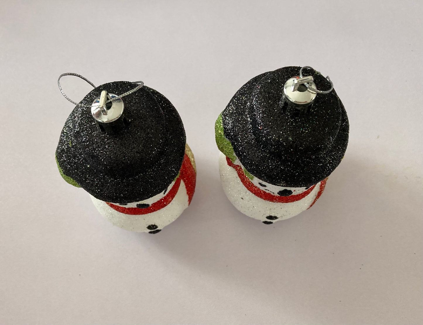 2 Snowman Tree Baubles