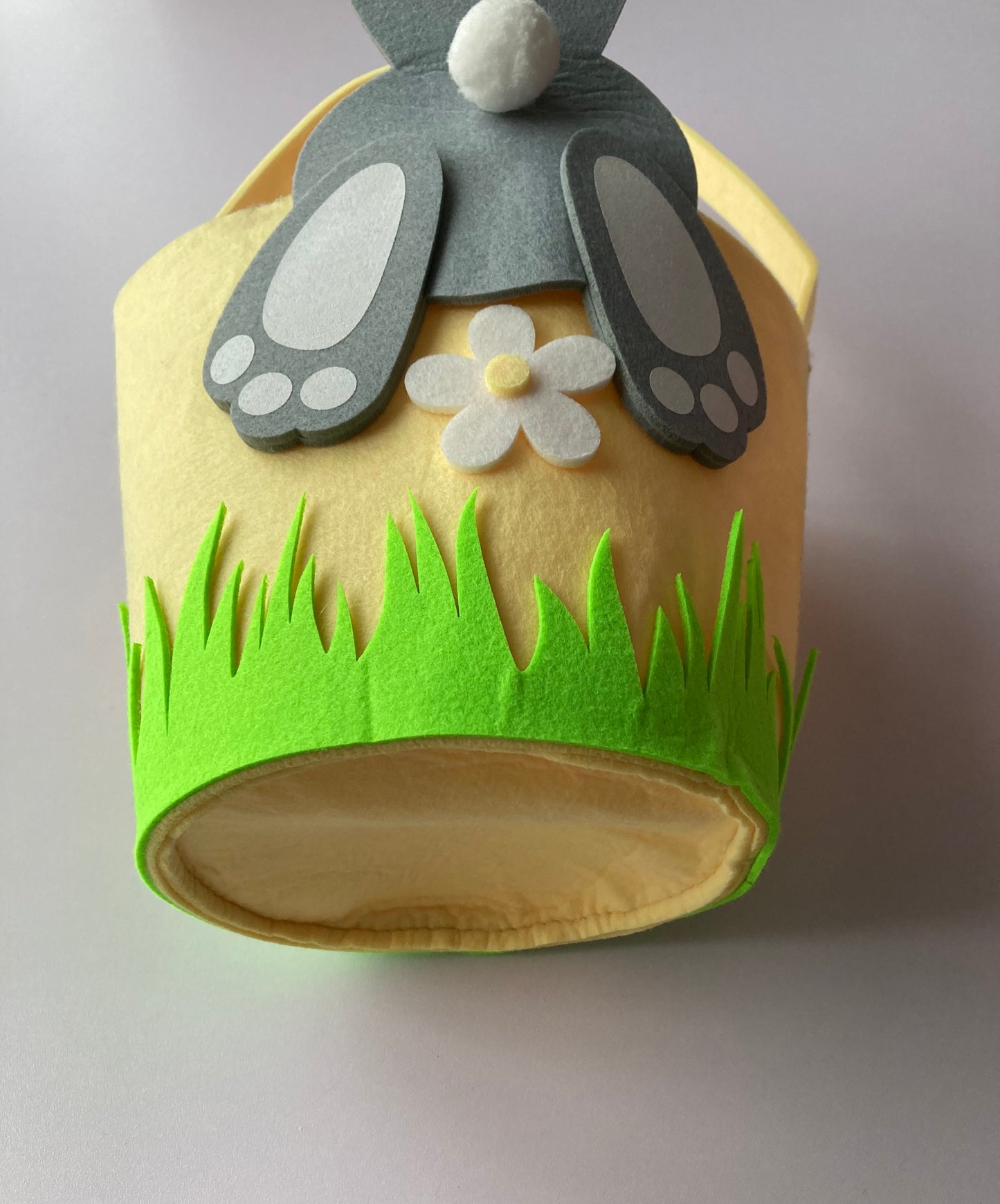 Yellow Easter Bunny Basket