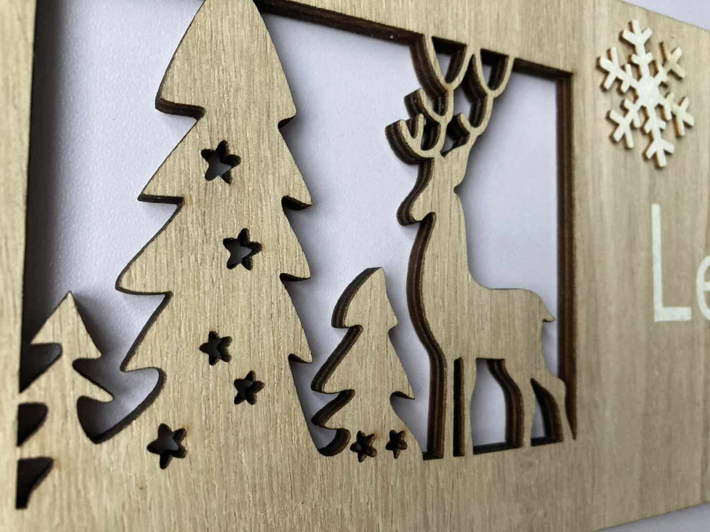 Let It Snow Wall Plaque Decor