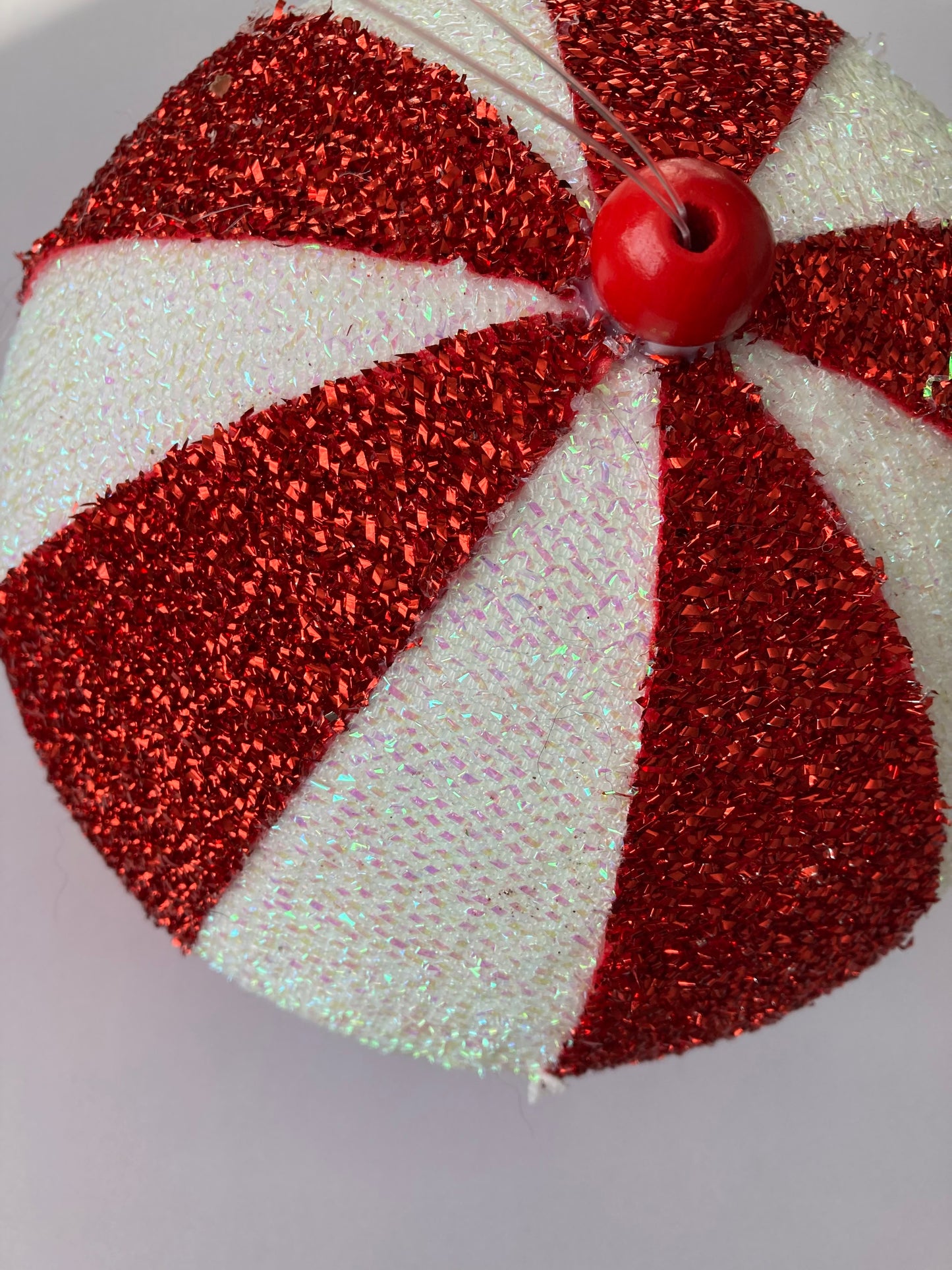 Giant Peppermint Candy Bauble