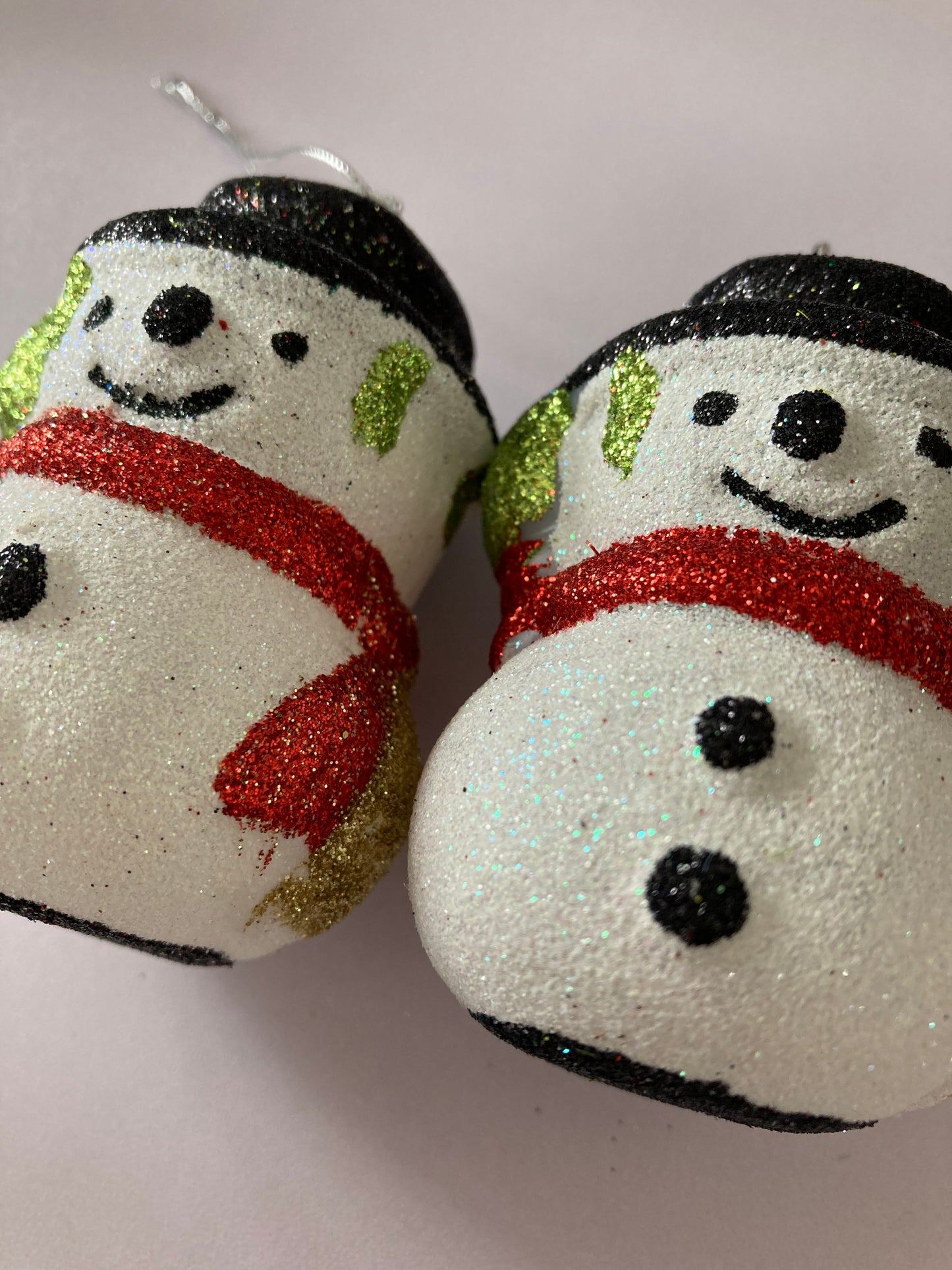 2 Snowman Tree Baubles