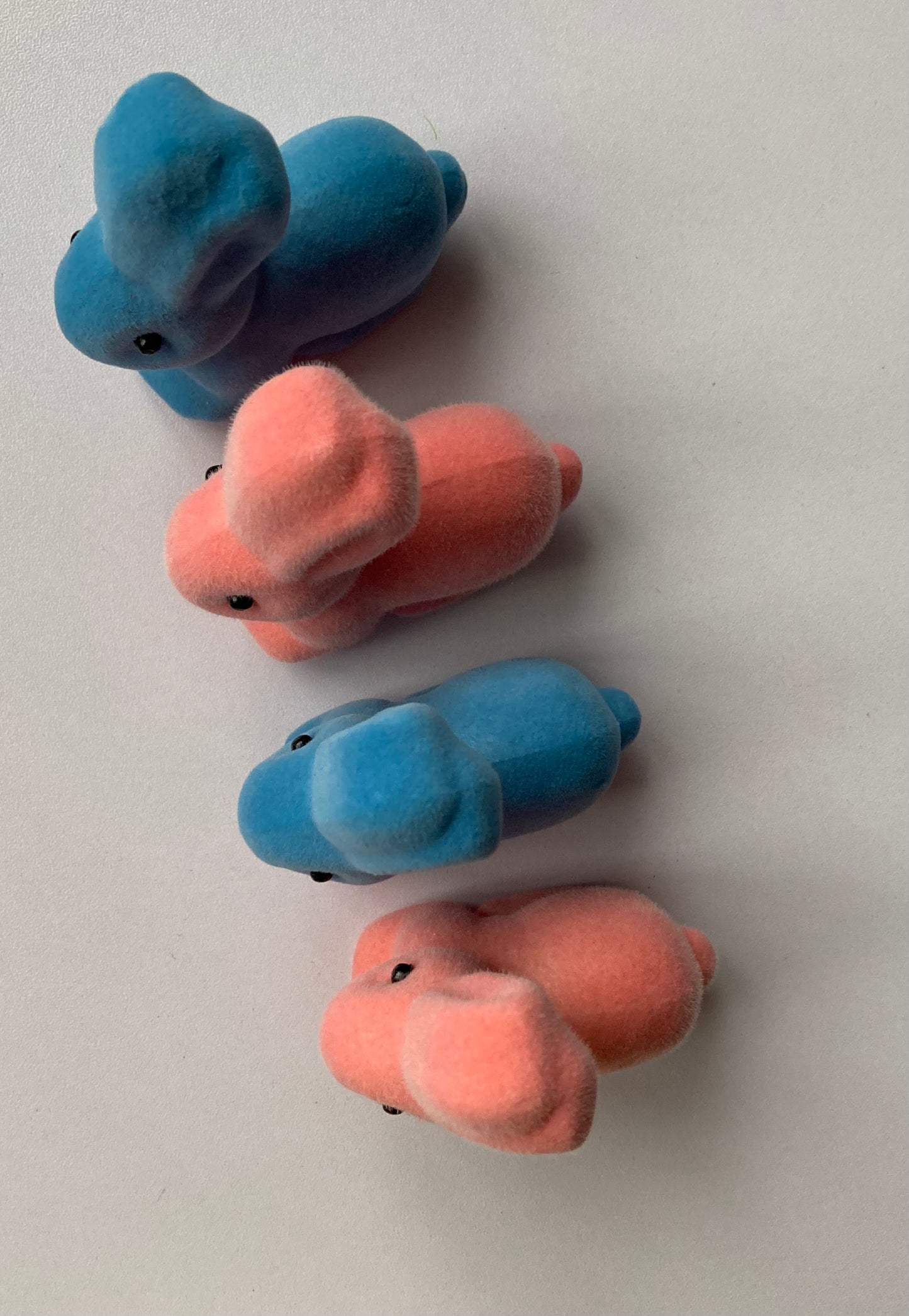 4pk Mini Blue & Pink Bunnies