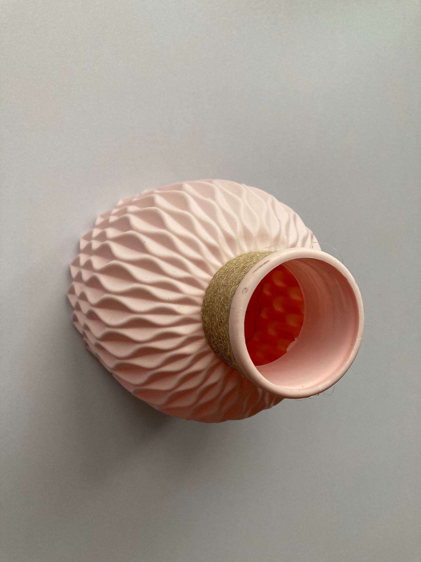 Pink Geometric Style Vase