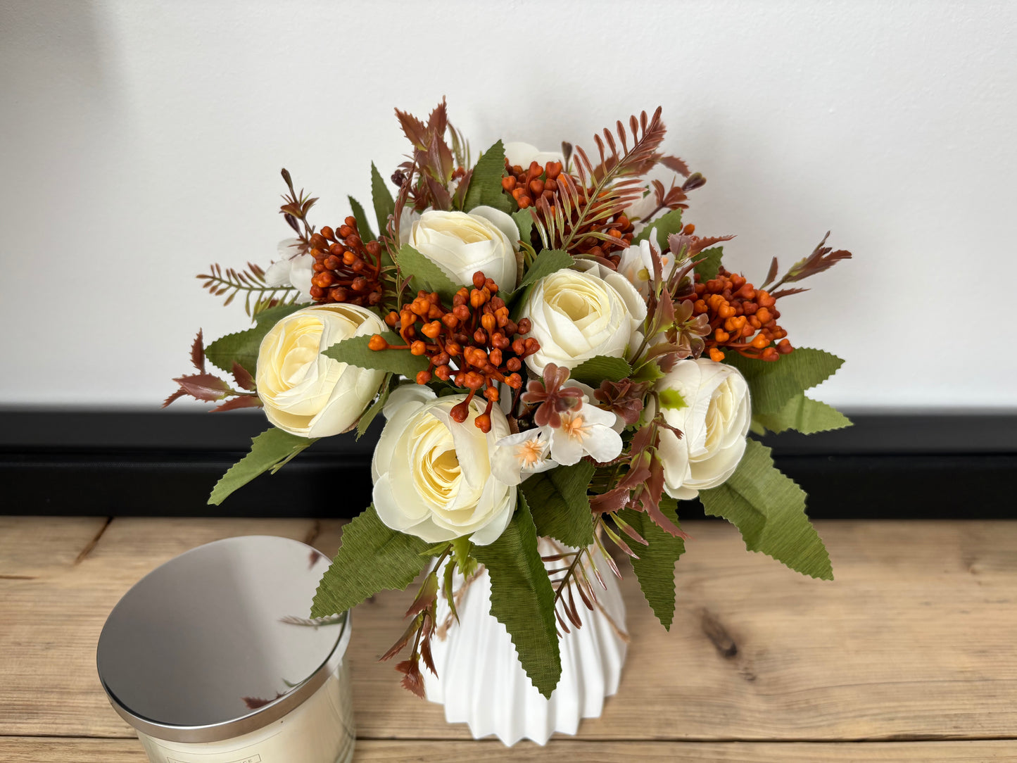 Autumn Ranunculi & Hydrangea Bunch