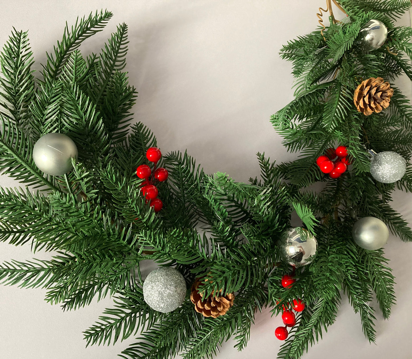 Berry, Pinecone & Bauble Trailing Spruce.
