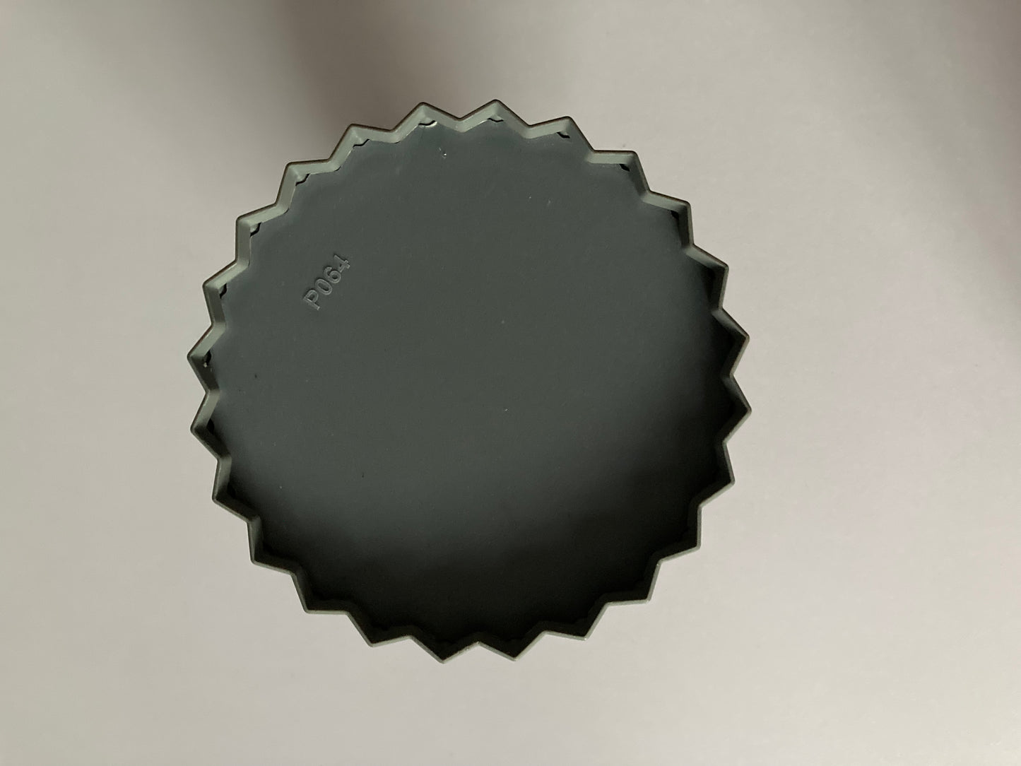 Dark Grey Geometric Style Vase