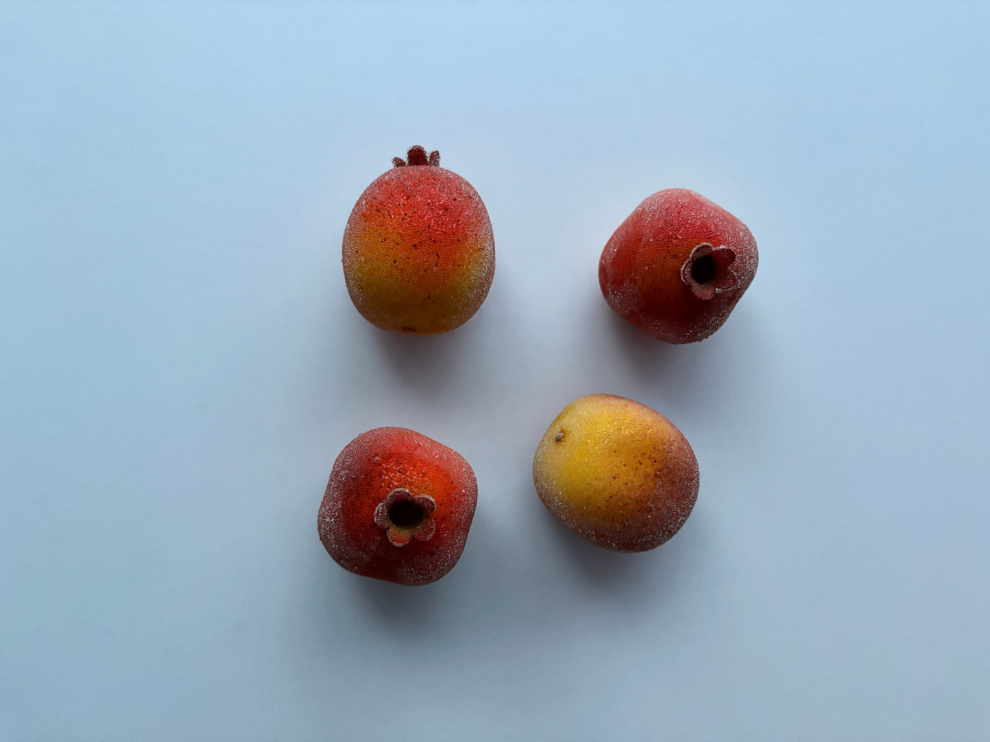 4 Sugar Beaded Pomegranate