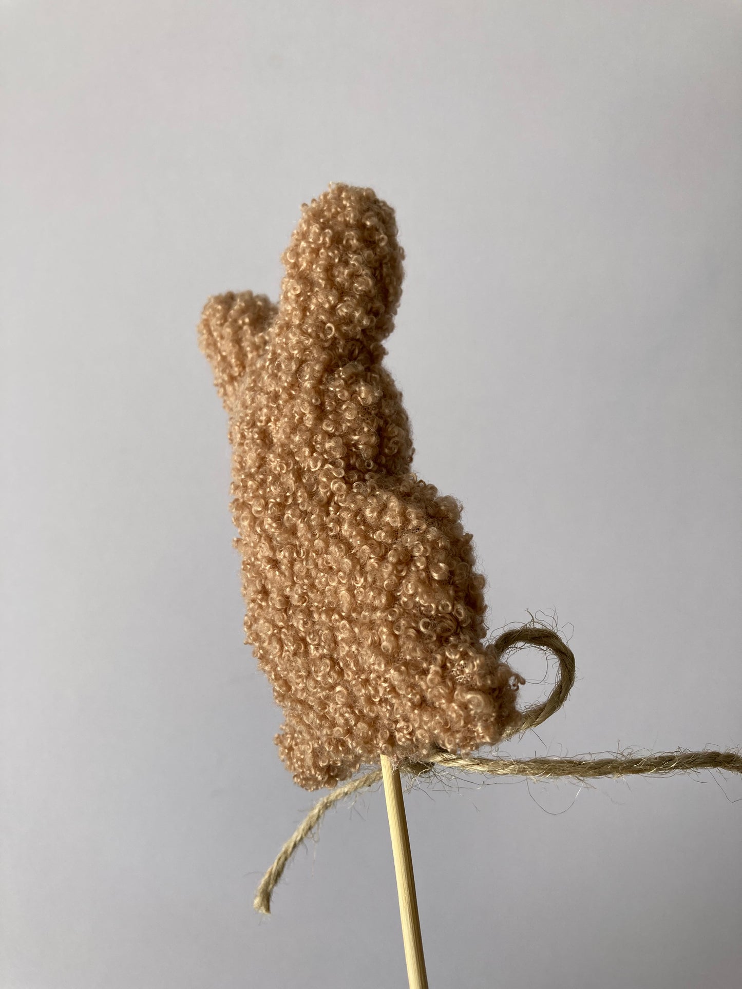 Brown Plush Rabbit Pick