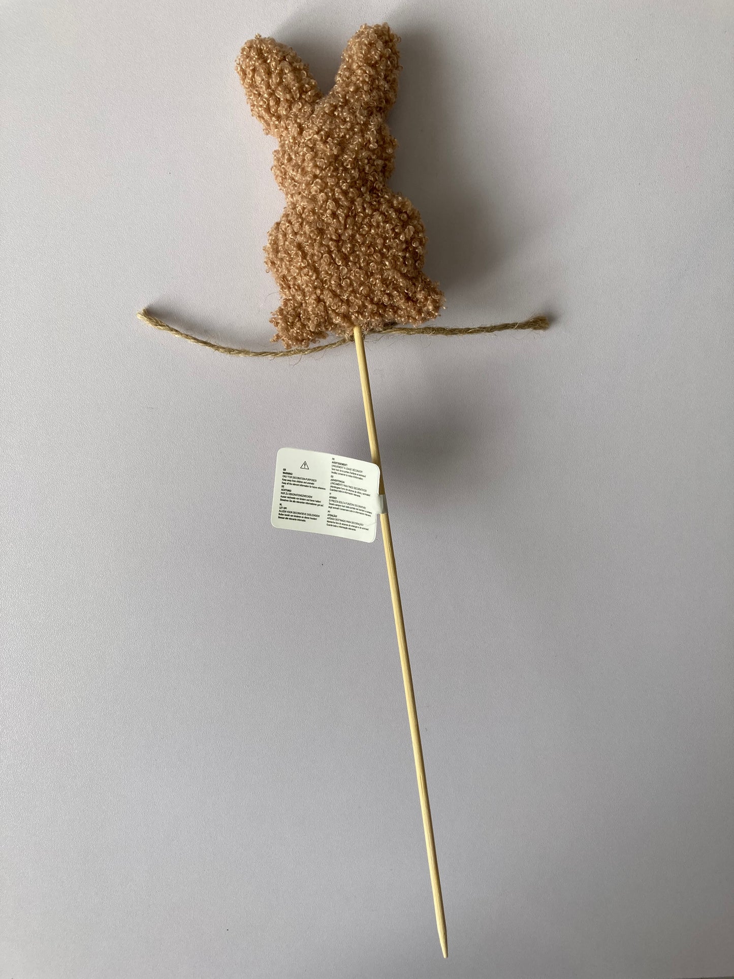 Brown Plush Rabbit Pick