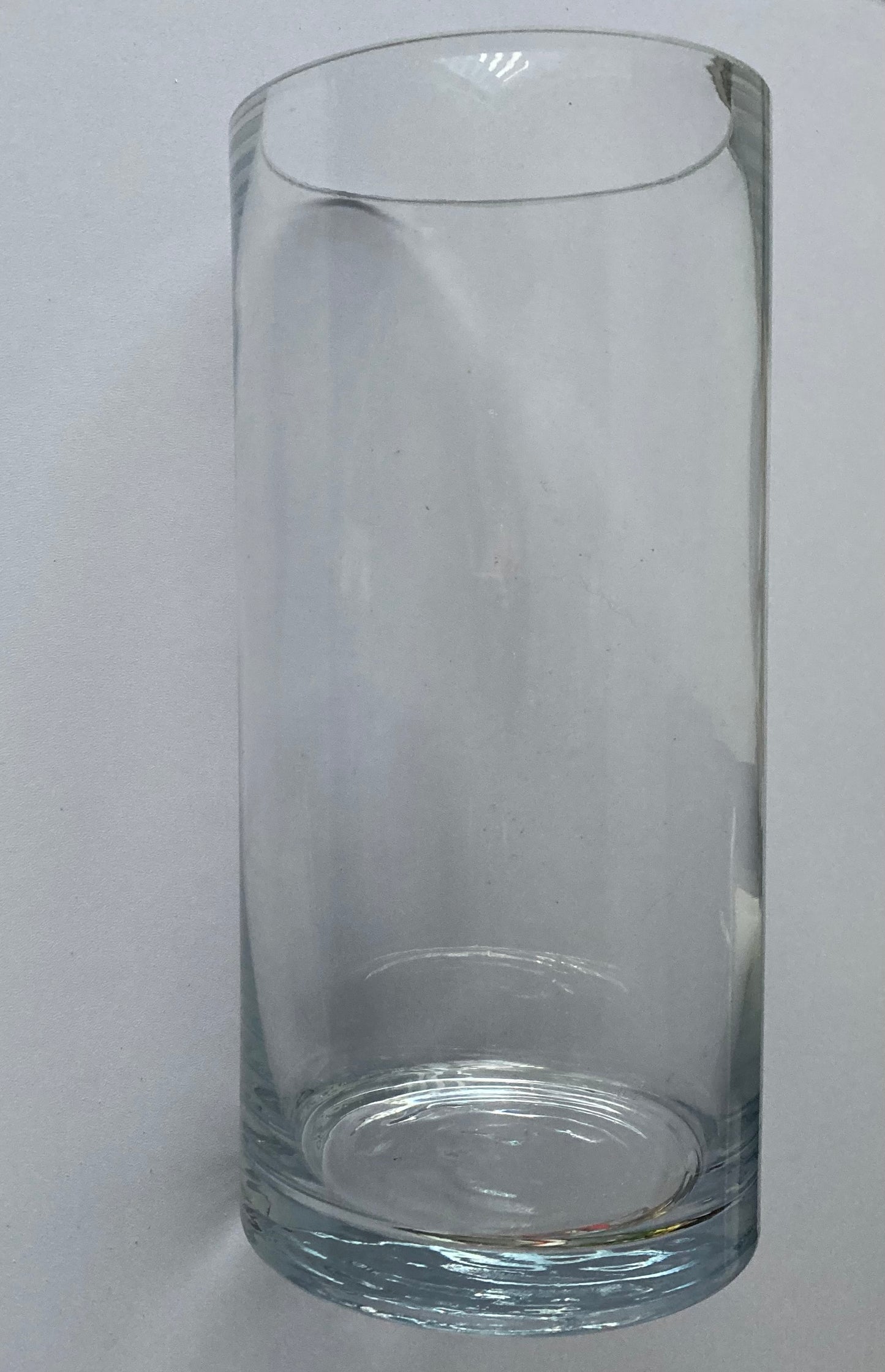 25cm Tall Glass Vase