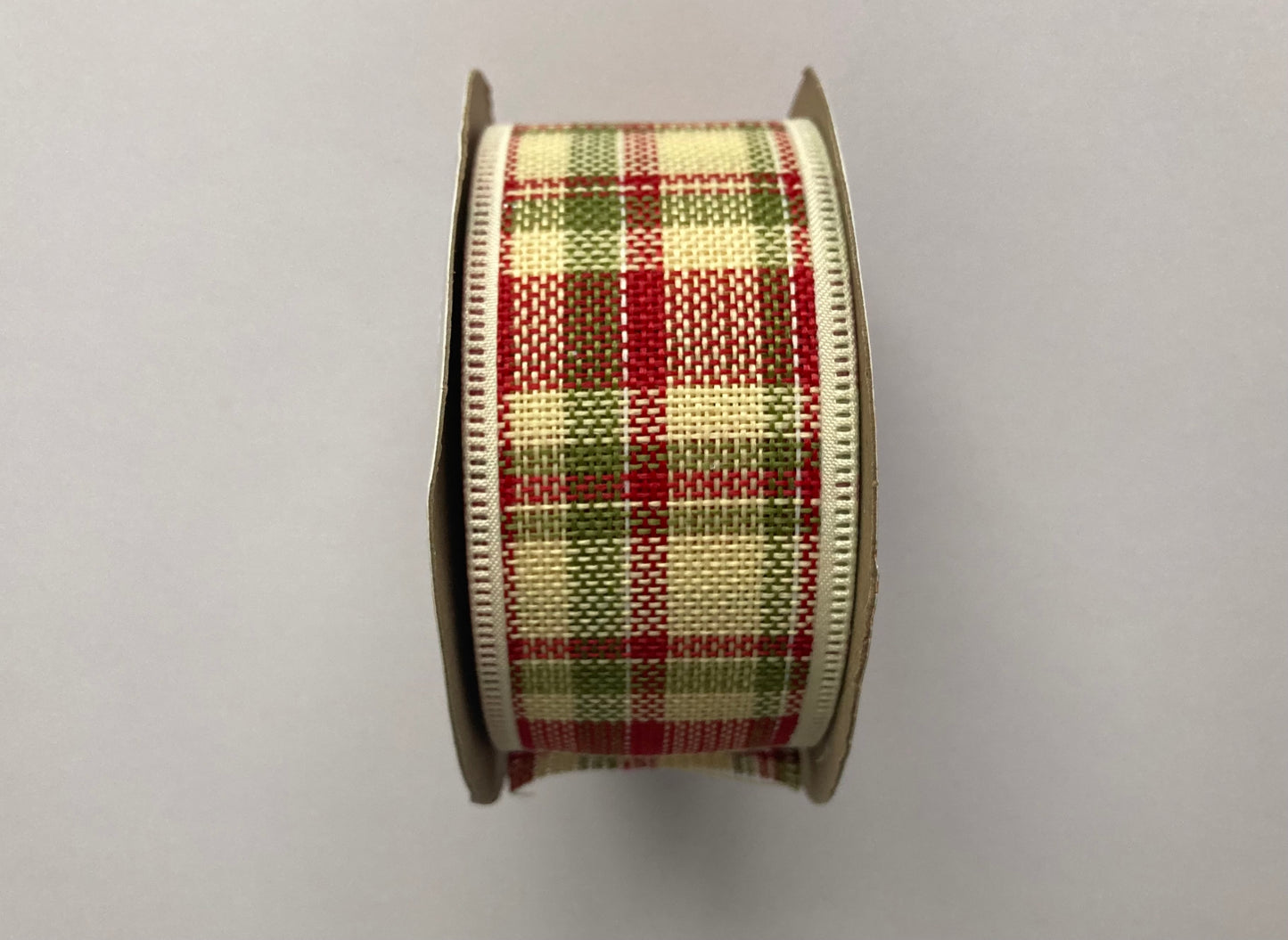 10yrds Tartan Fabric Edge Ribbon