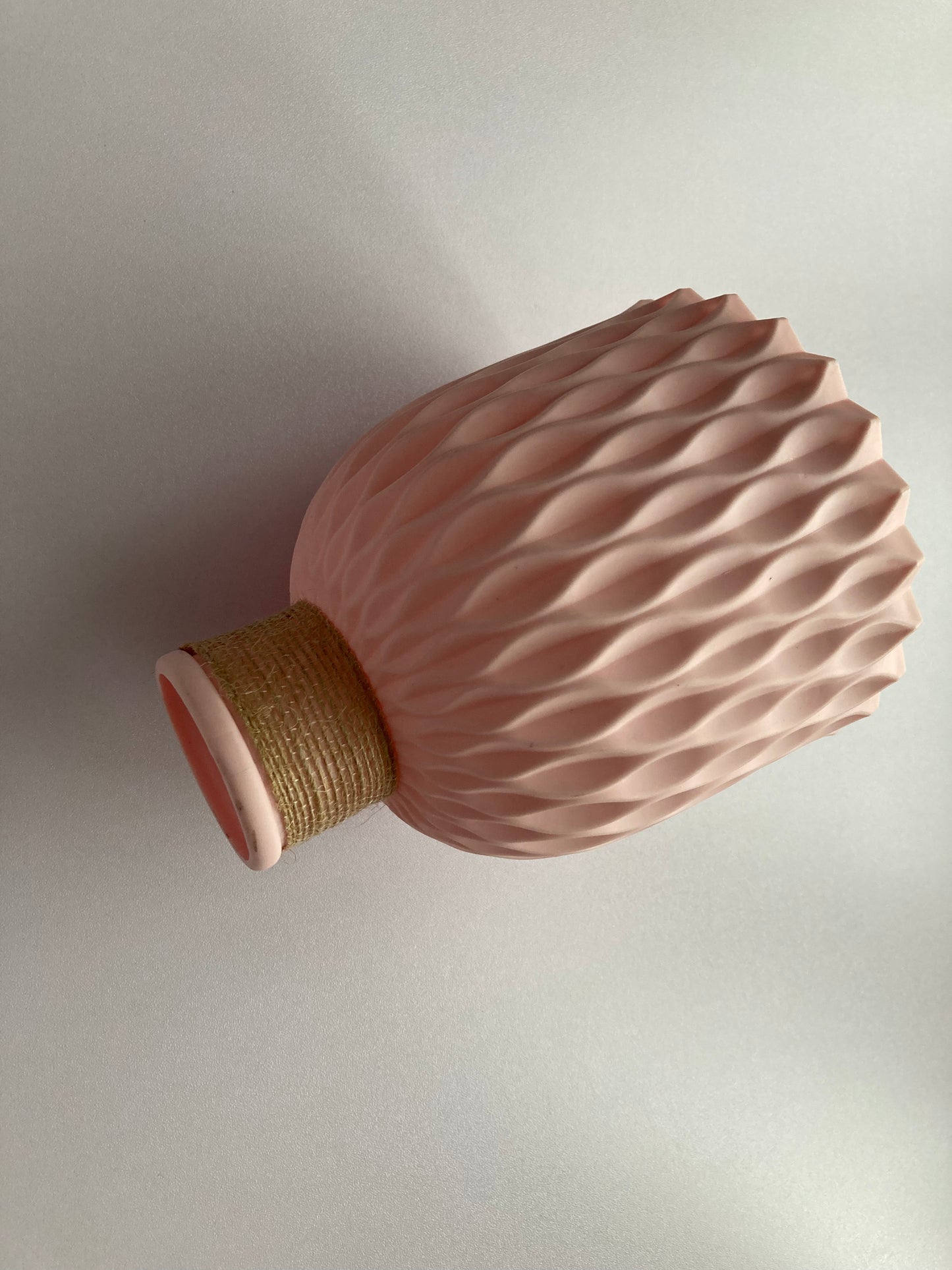 Pink Geometric Style Vase