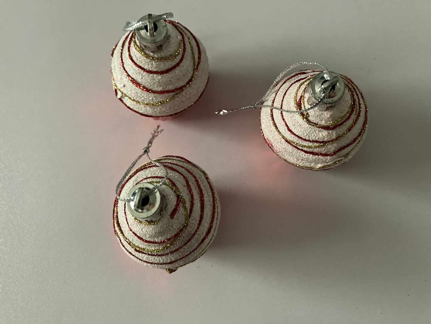 3 Red Cupcake Tree Decor