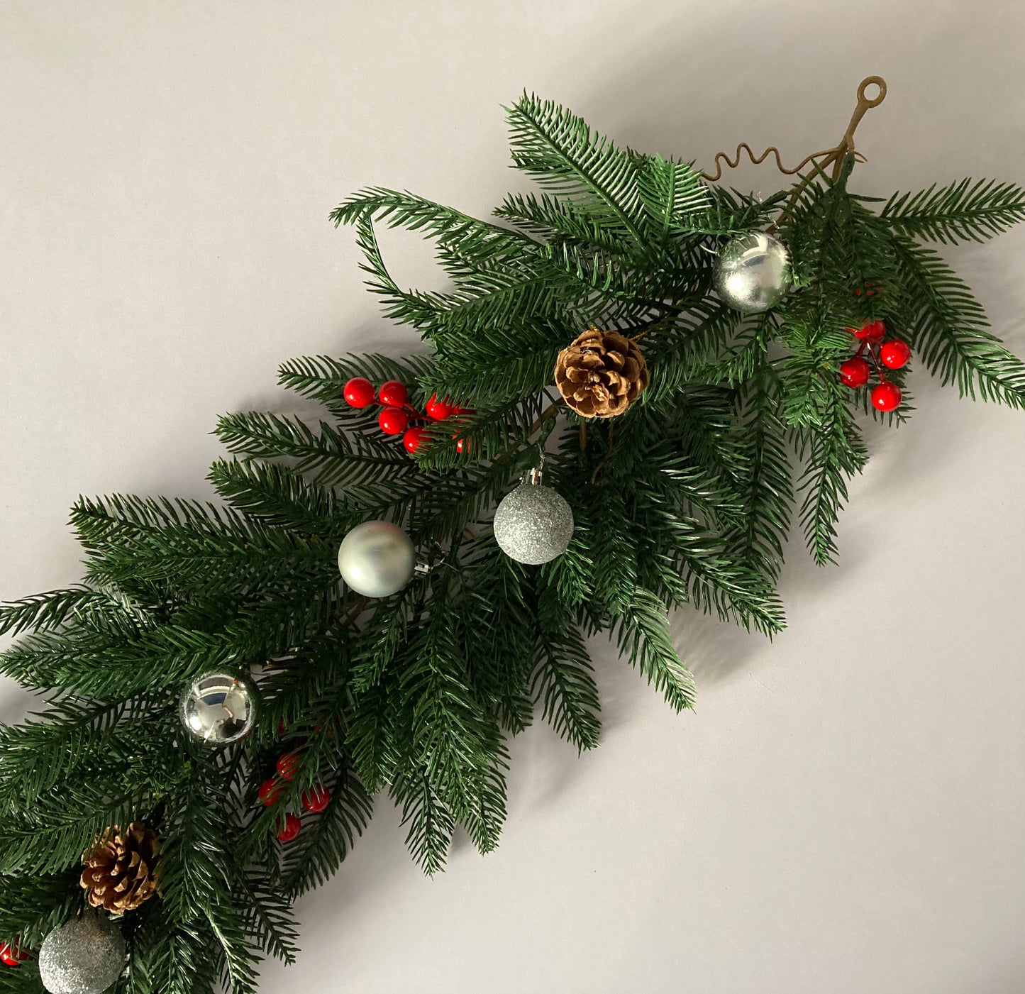 Berry, Pinecone & Bauble Trailing Spruce.