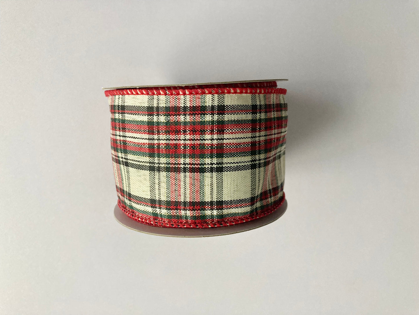 10yrds x 63mm Wired Edge Tartan Ribbon