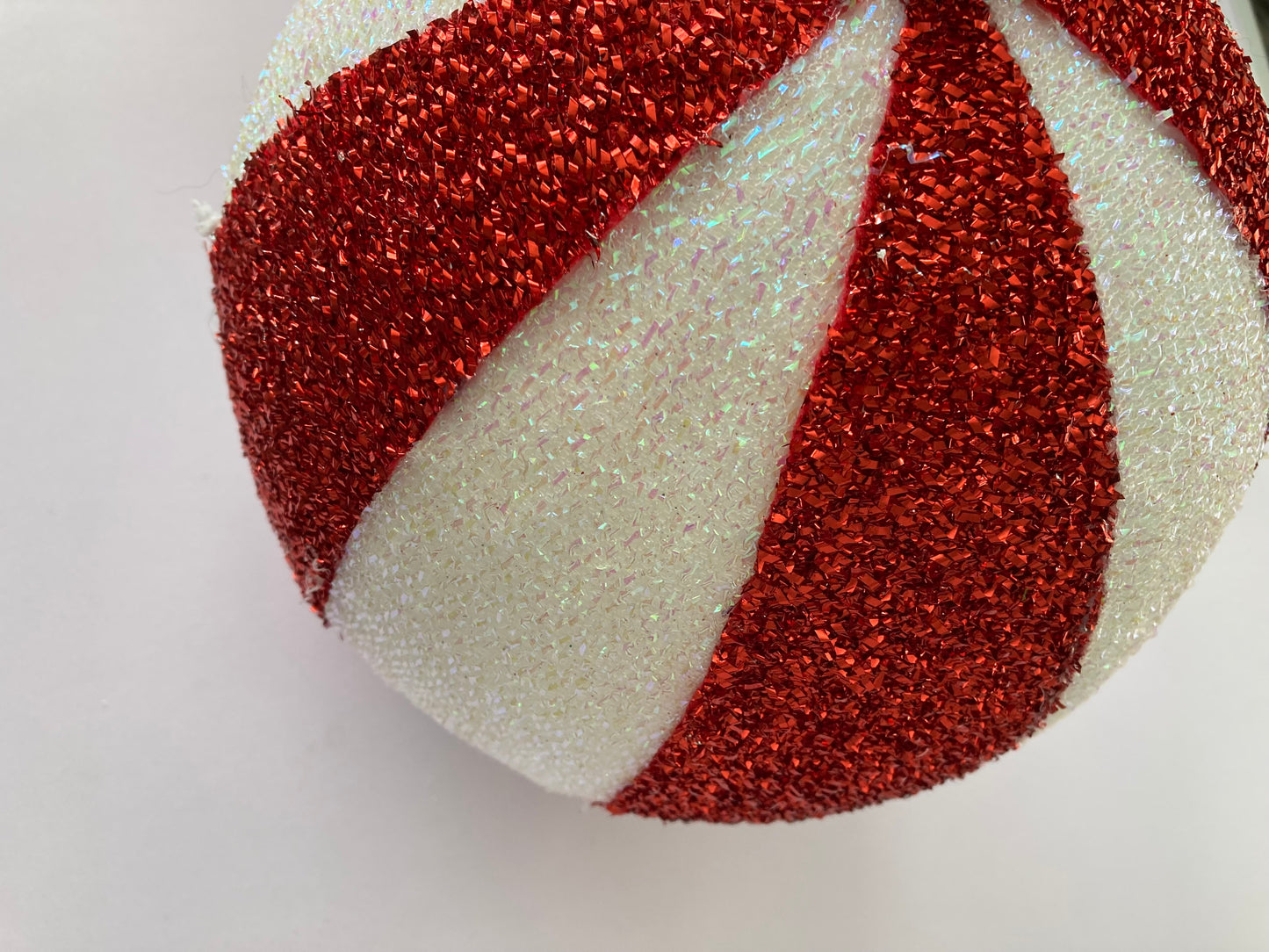 Giant Peppermint Candy Bauble