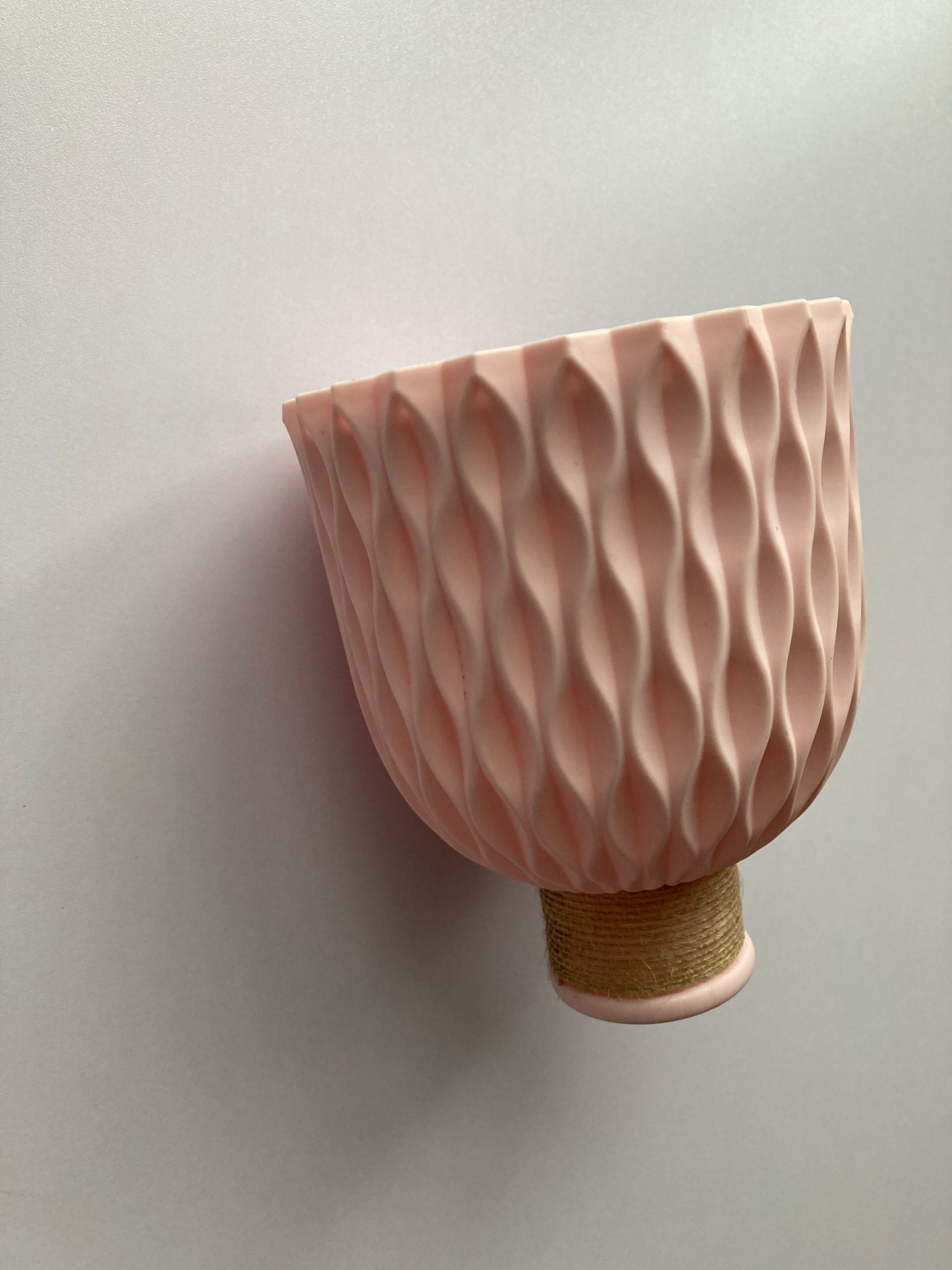 Pink Geometric Style Vase
