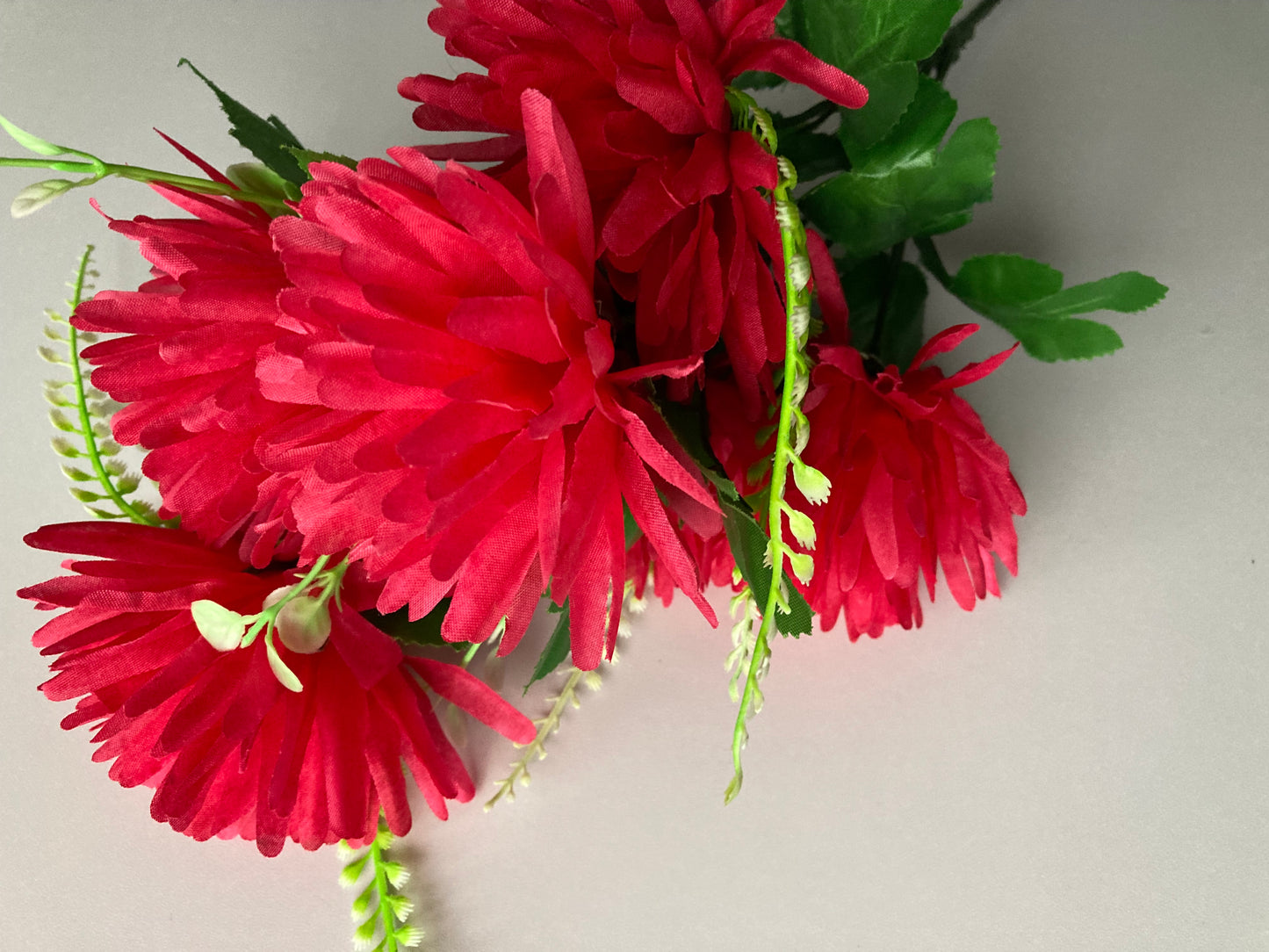 Hot Pink Spiky Chrysanthemums