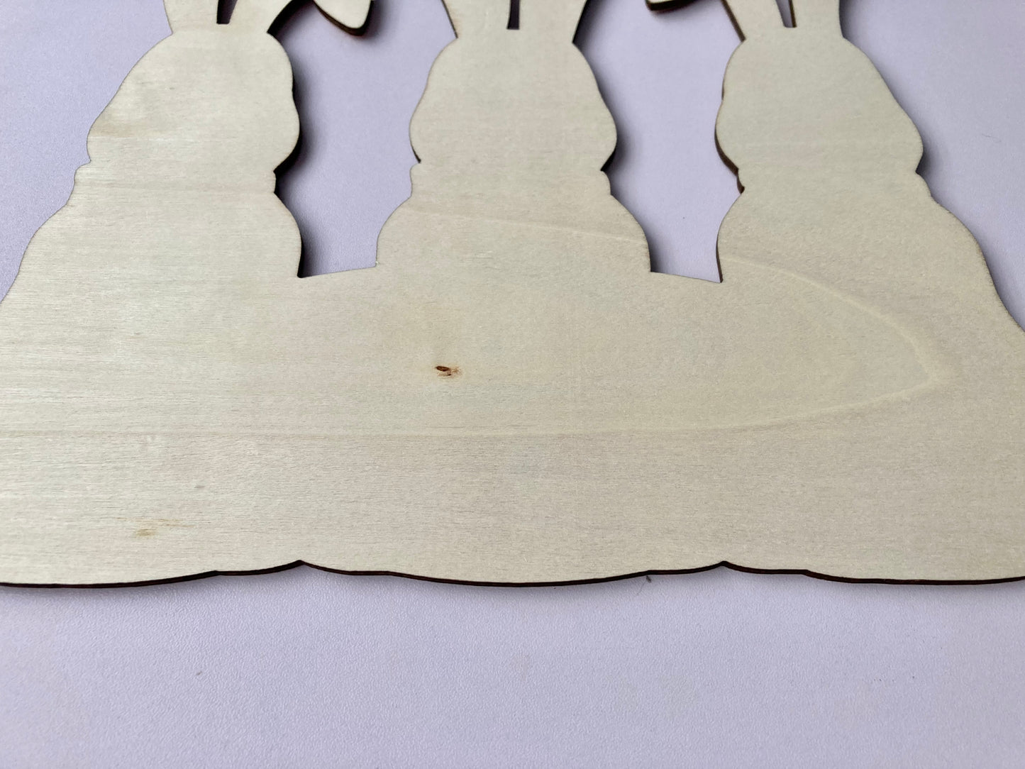3 Bunny Happy Easter Hanging Plaque