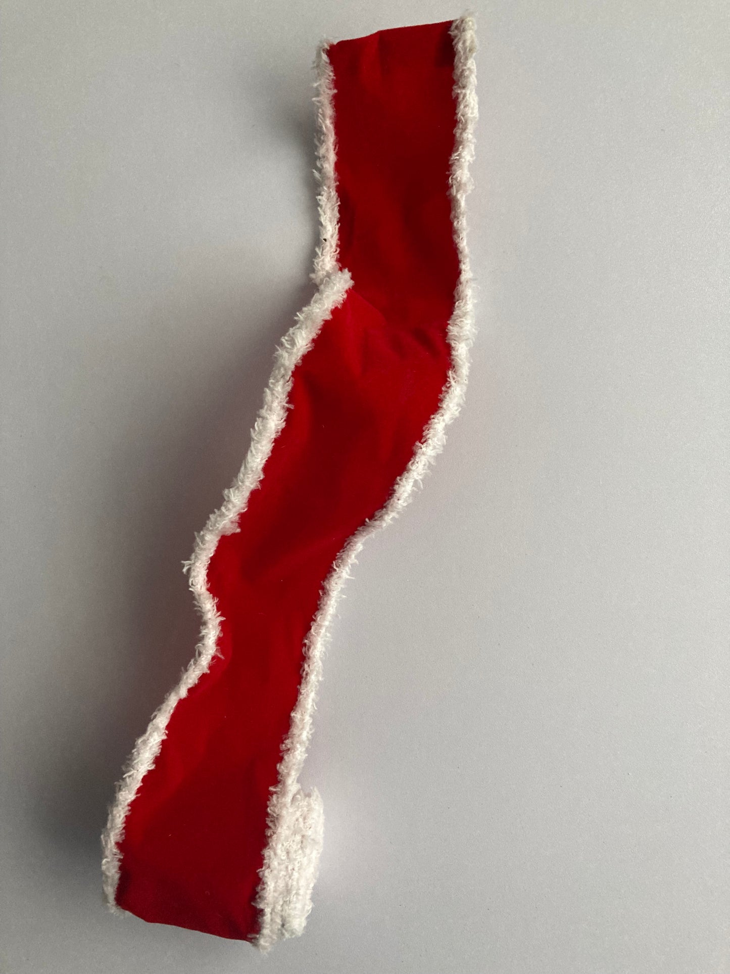 2yrds Red Velvet Wired Edge Ribbon