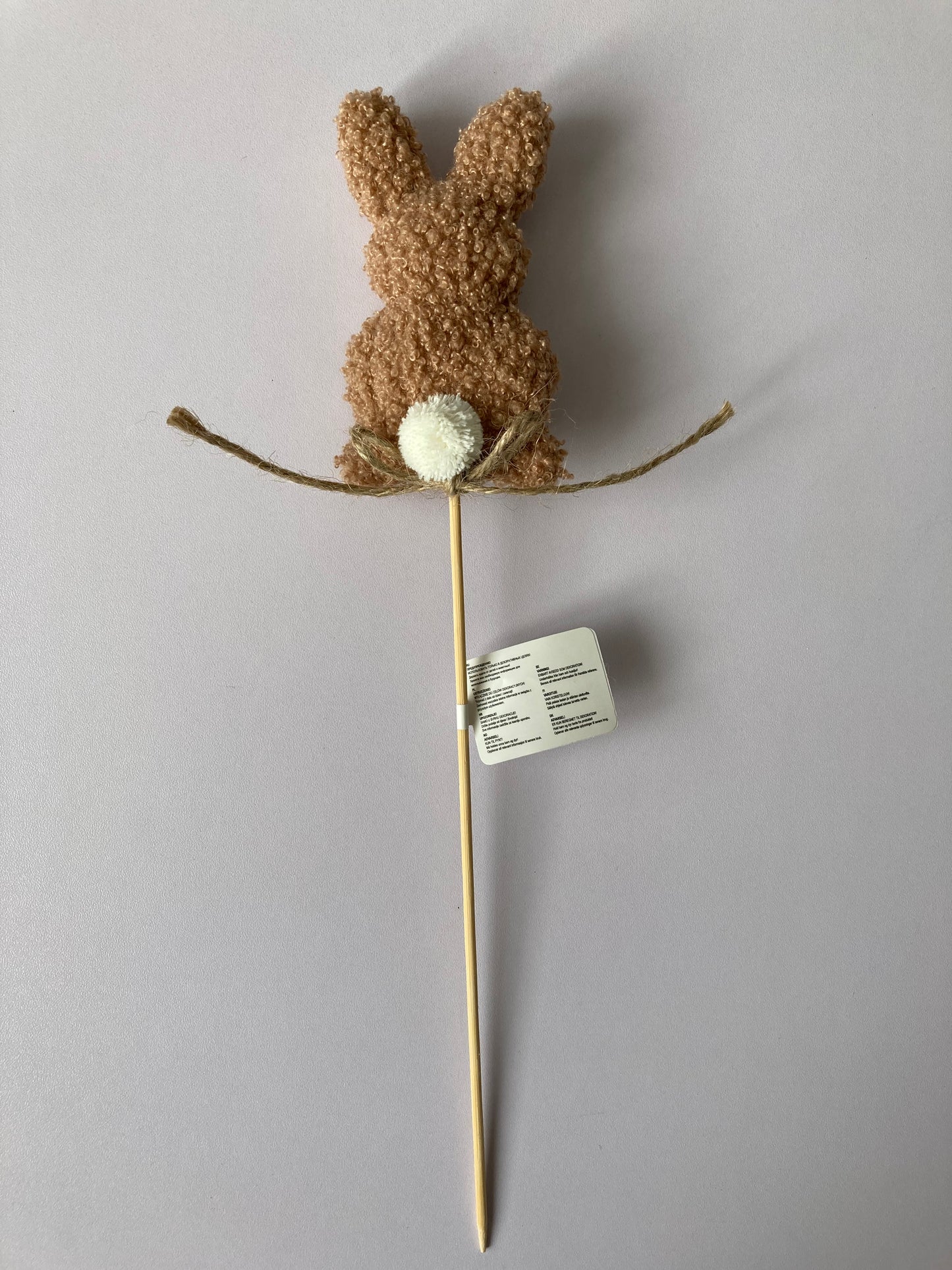 Brown Plush Rabbit Pick