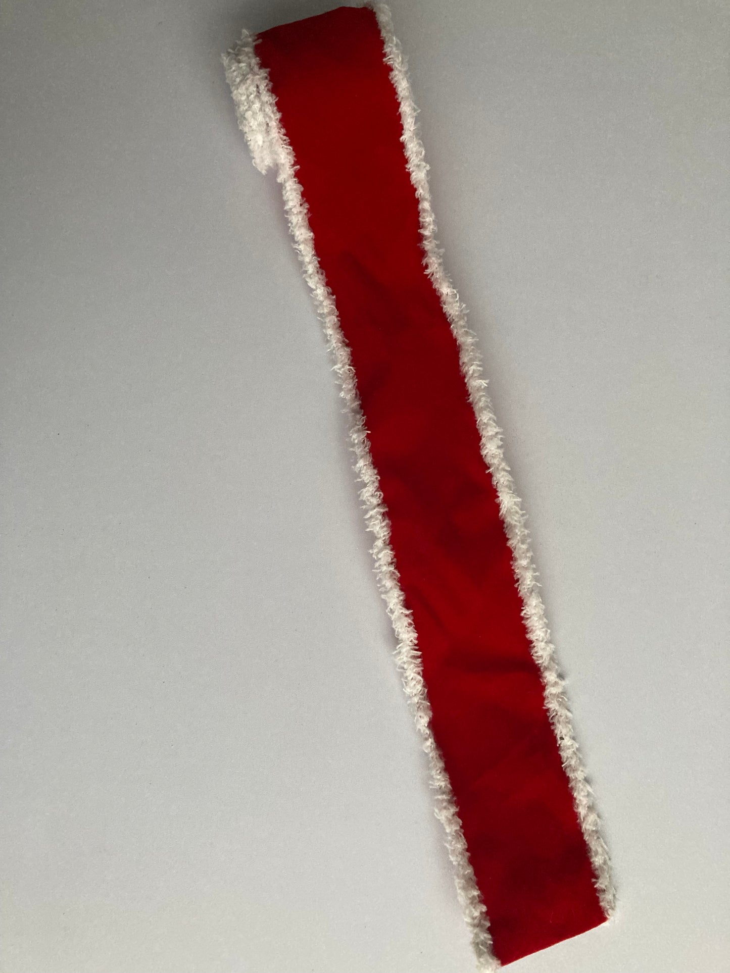 2yrds Red Velvet Wired Edge Ribbon