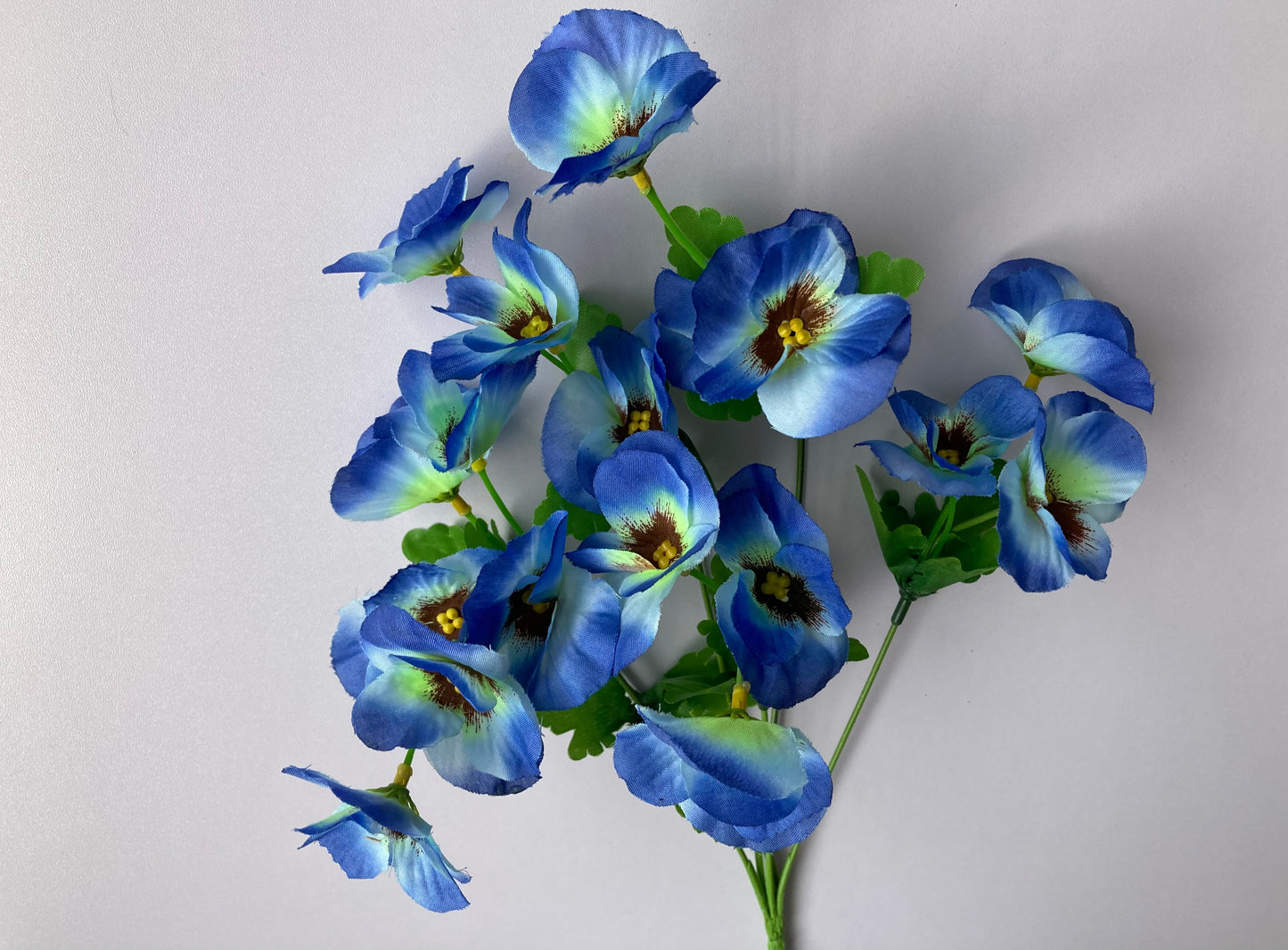 Blue Pansy Bunch