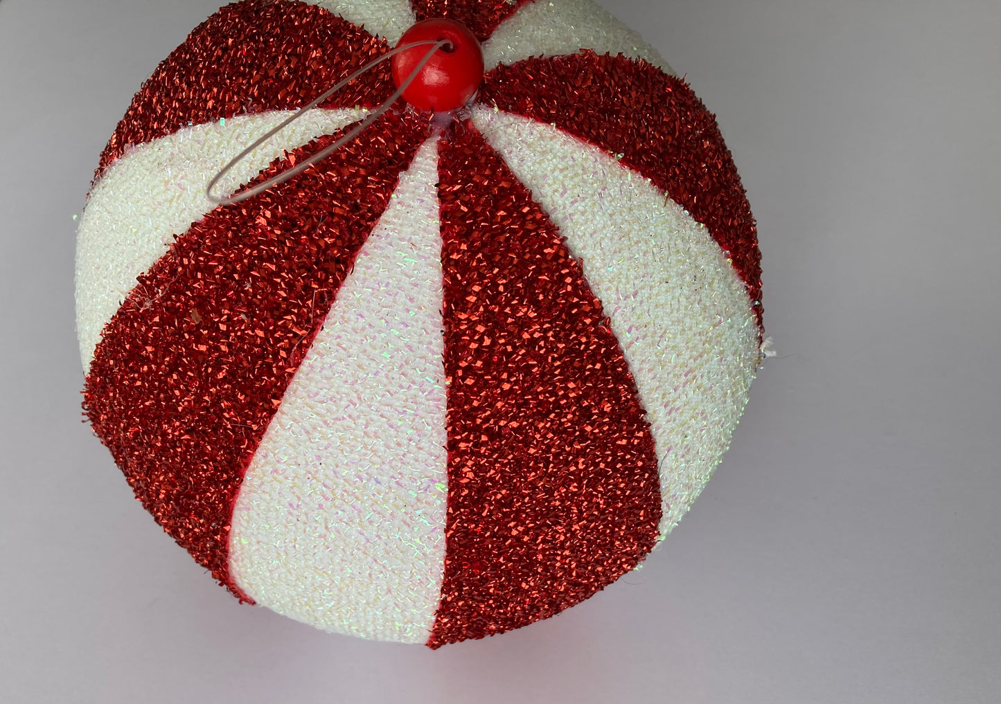 Giant Peppermint Candy Bauble