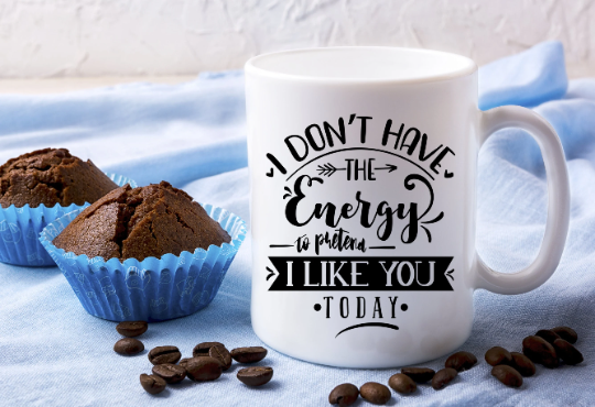 No Energy To Like You Mug
