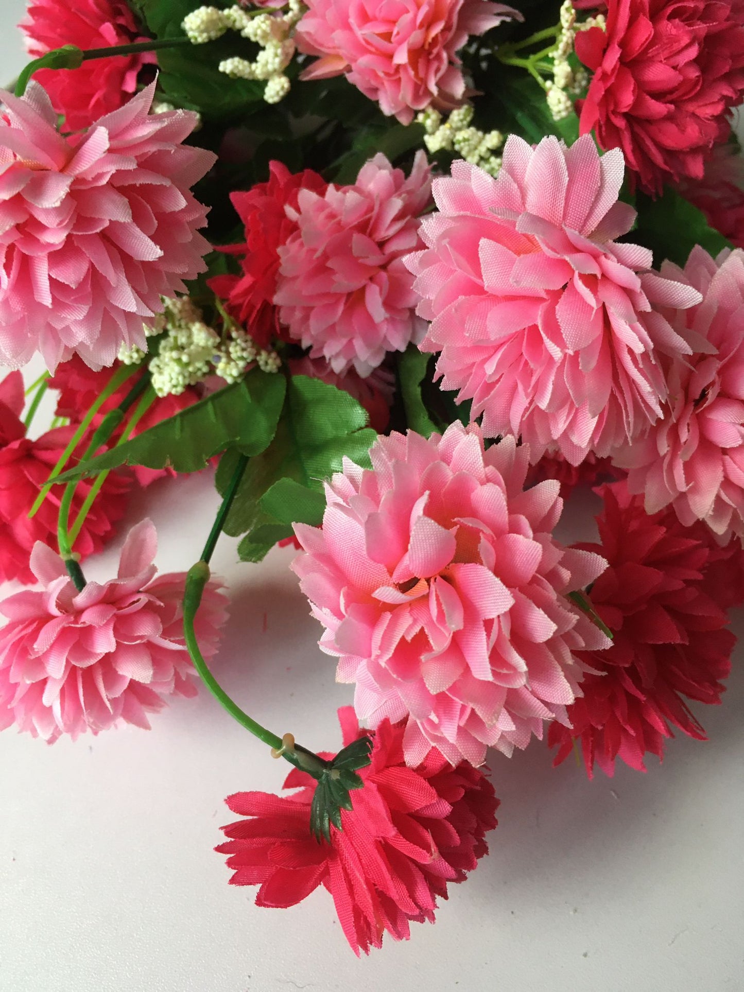 Mixed Pink Chrysanthemum Bush