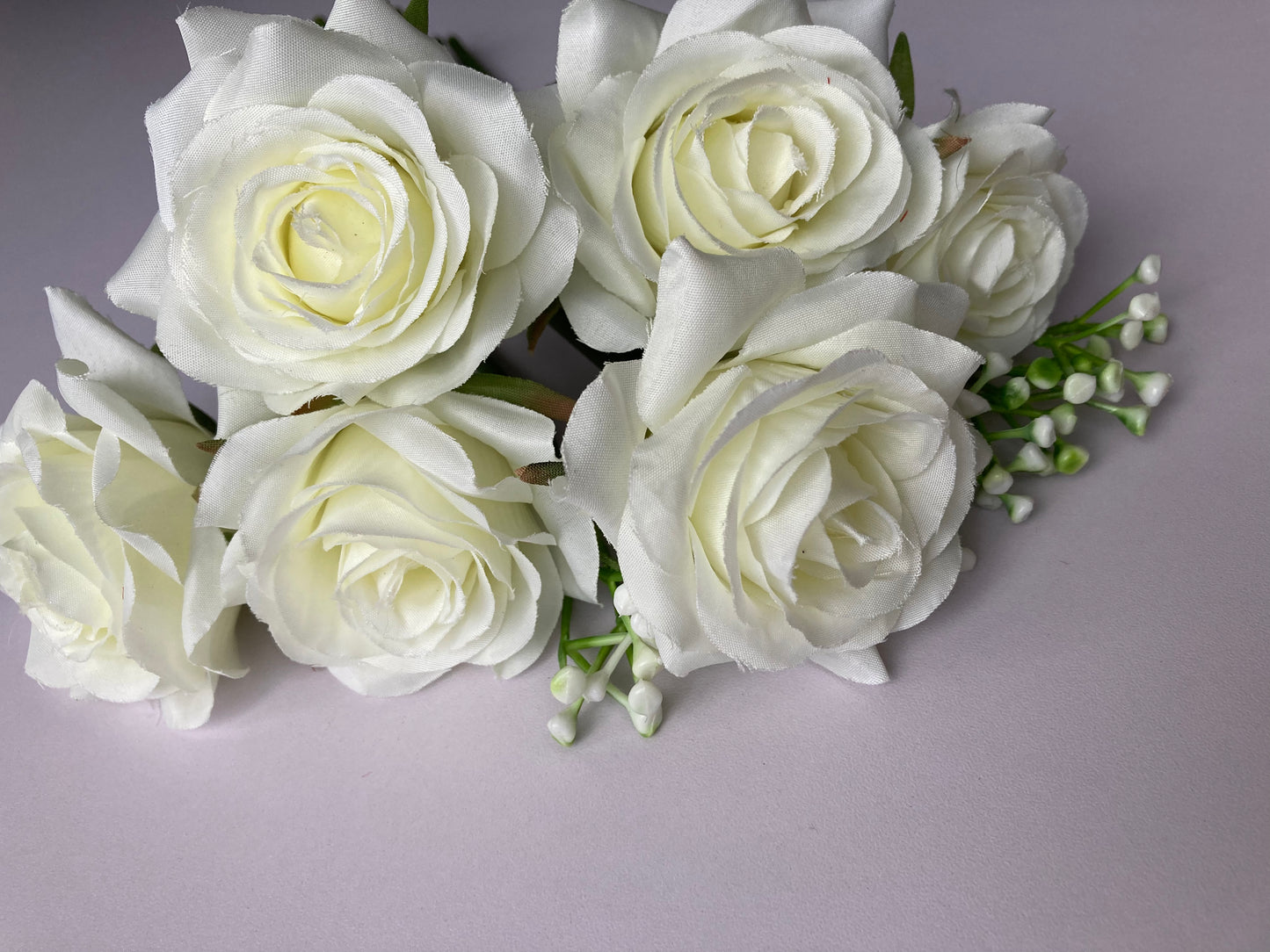 Small Ivory Rose Bunch